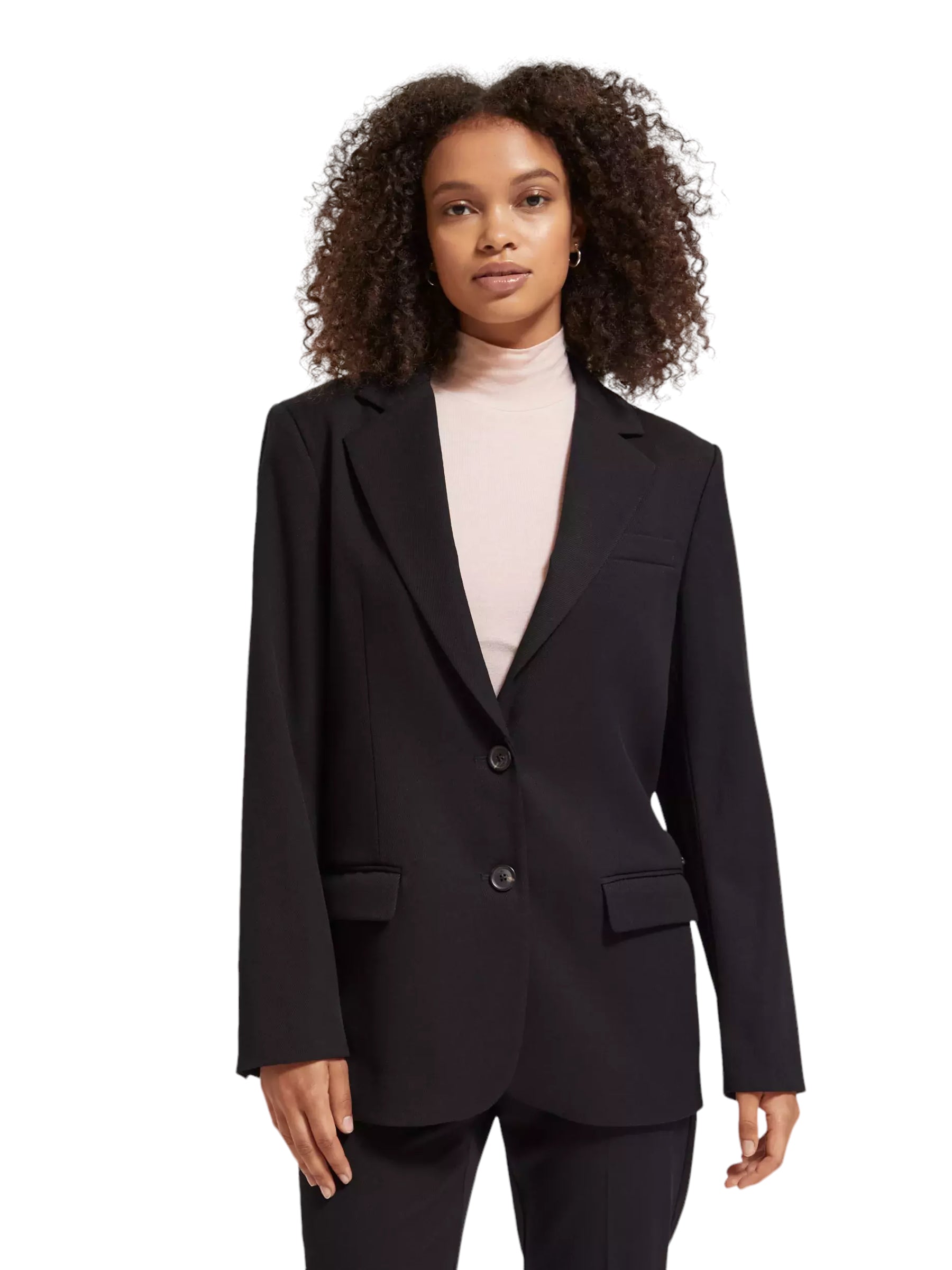 Blazer boyfriend με κουμπιά