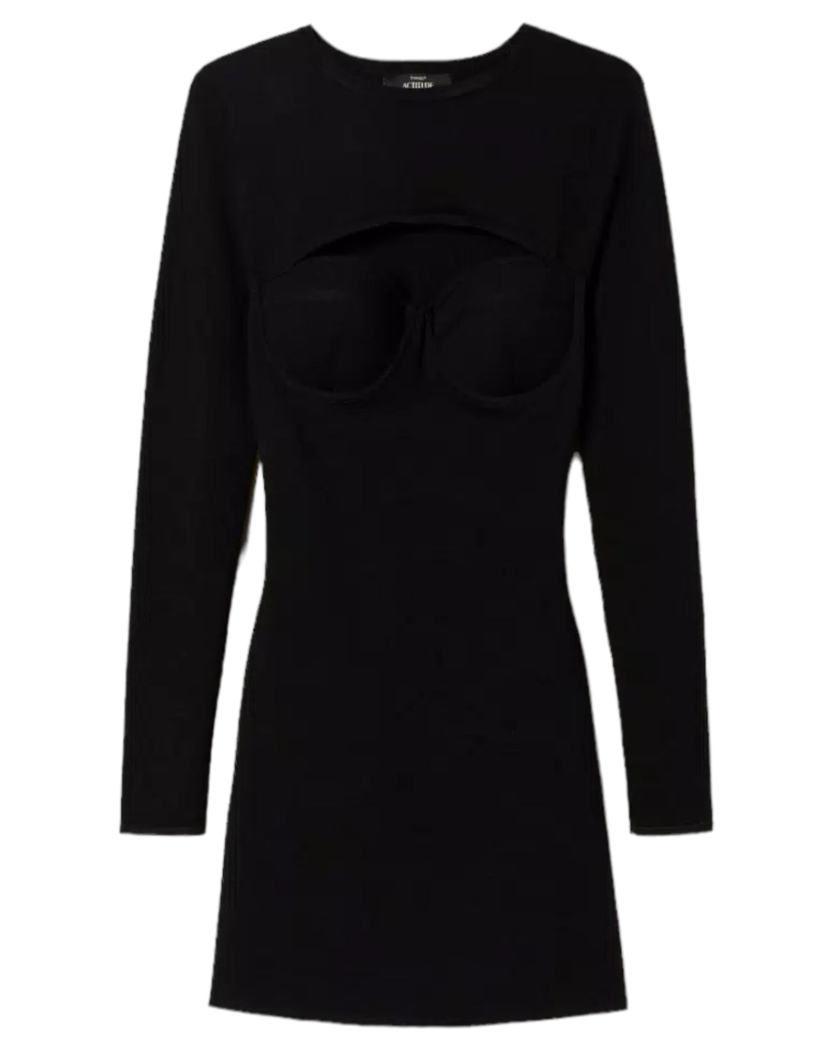 Φόρεμα Mini πλεκτό με άνοιγμα