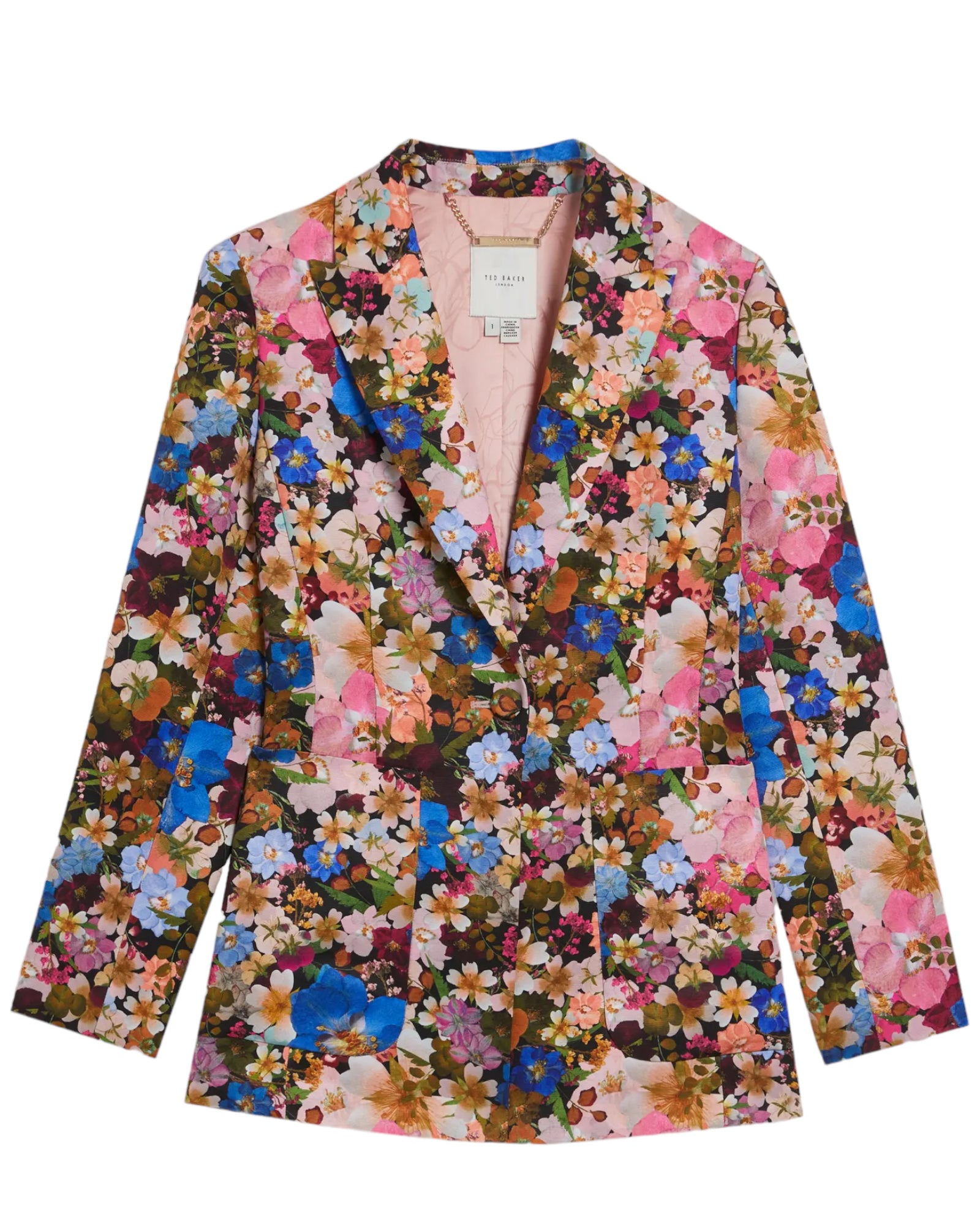 Blazer με floral print MADONIA