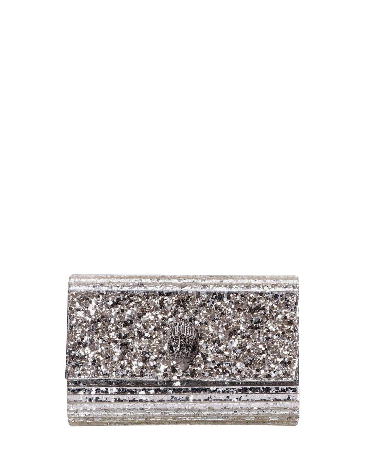 Clutch ασημένιο PARTY EAGLE DRENCH
