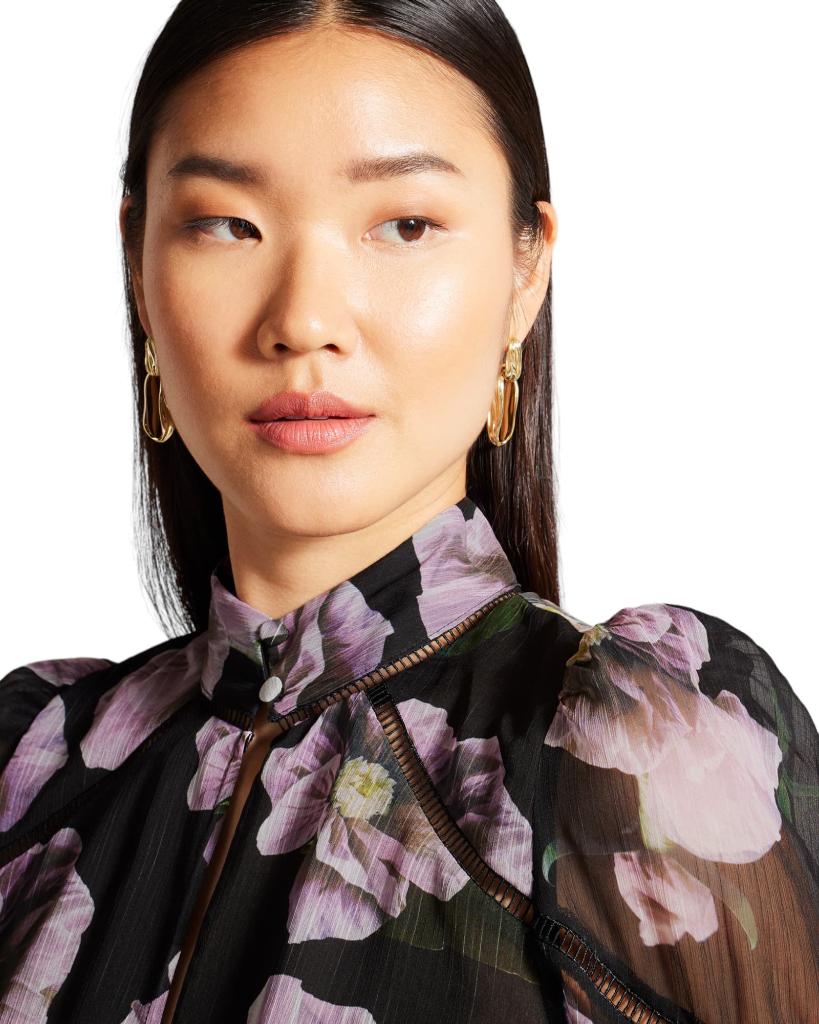 Μπλούζα με floral print THEERA