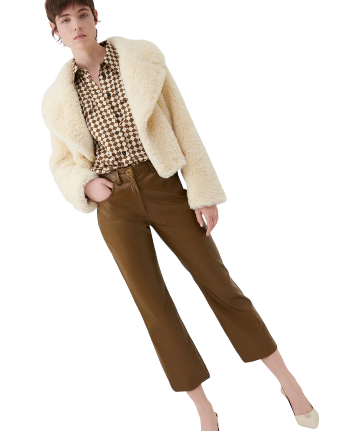 Παντελόνι δερμάτινο σε ίσια γραμμή VIP