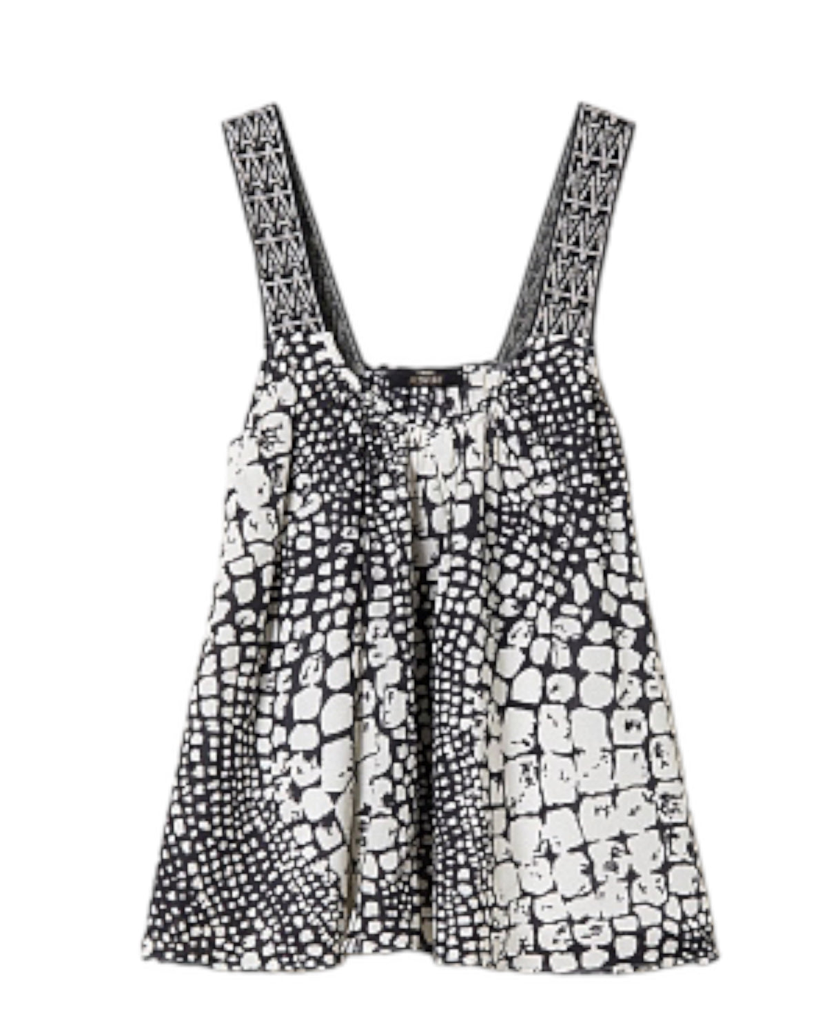 Μπλούζα αμάνικη με crocodile print