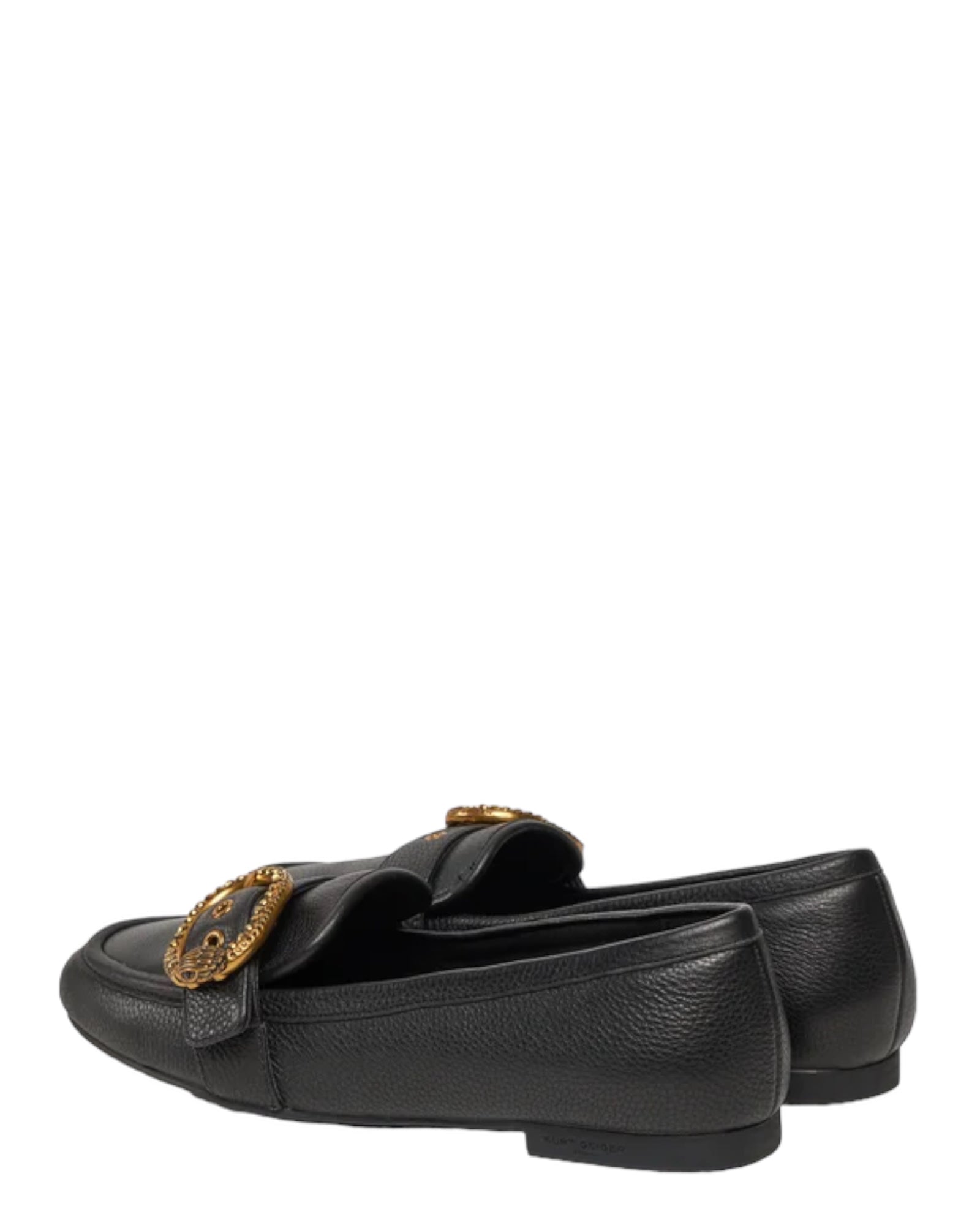 Loafers δερμάτινα με χρυσή αγκράφα MAYFAIR