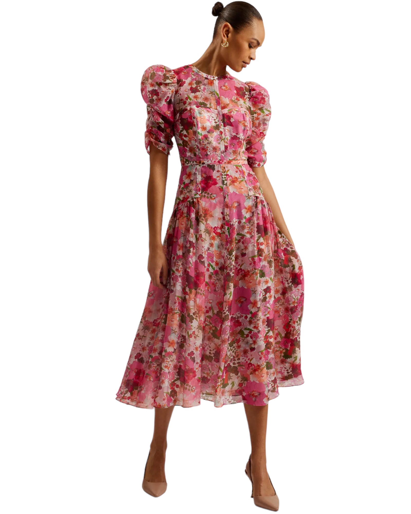Φόρεμα Midi με floral print BOTANI