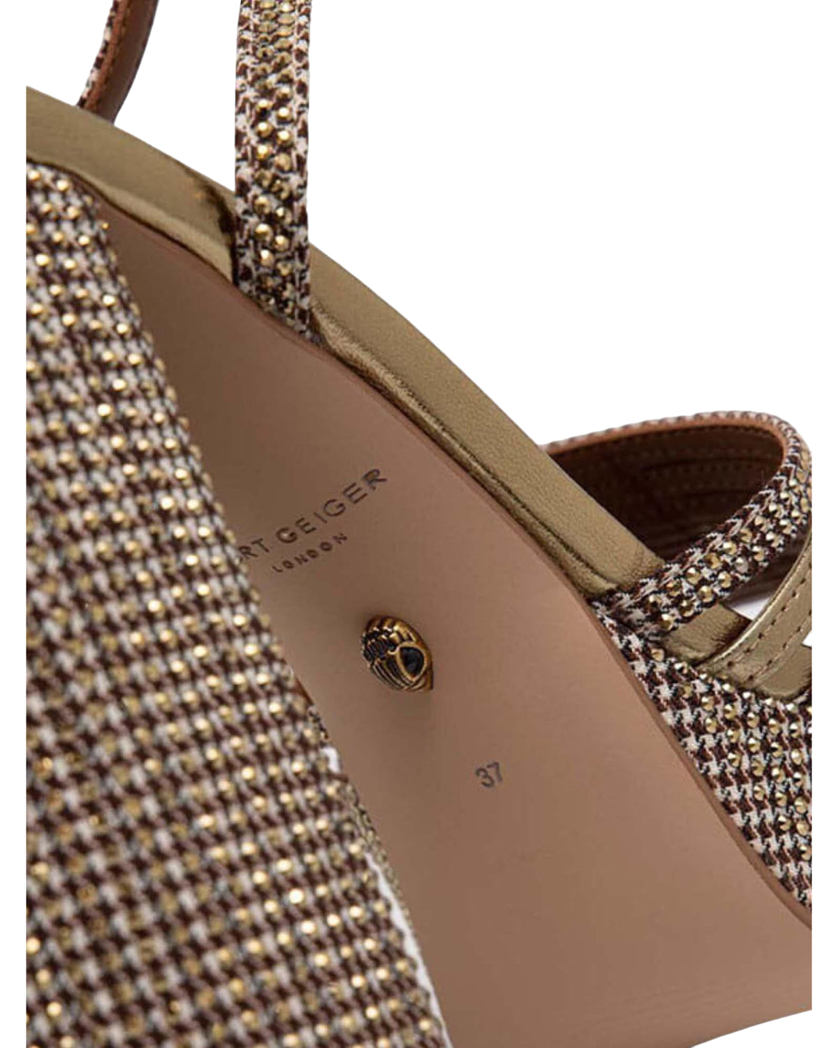 Πέδιλα ψηλοτάκουνα με στρας PIERRA