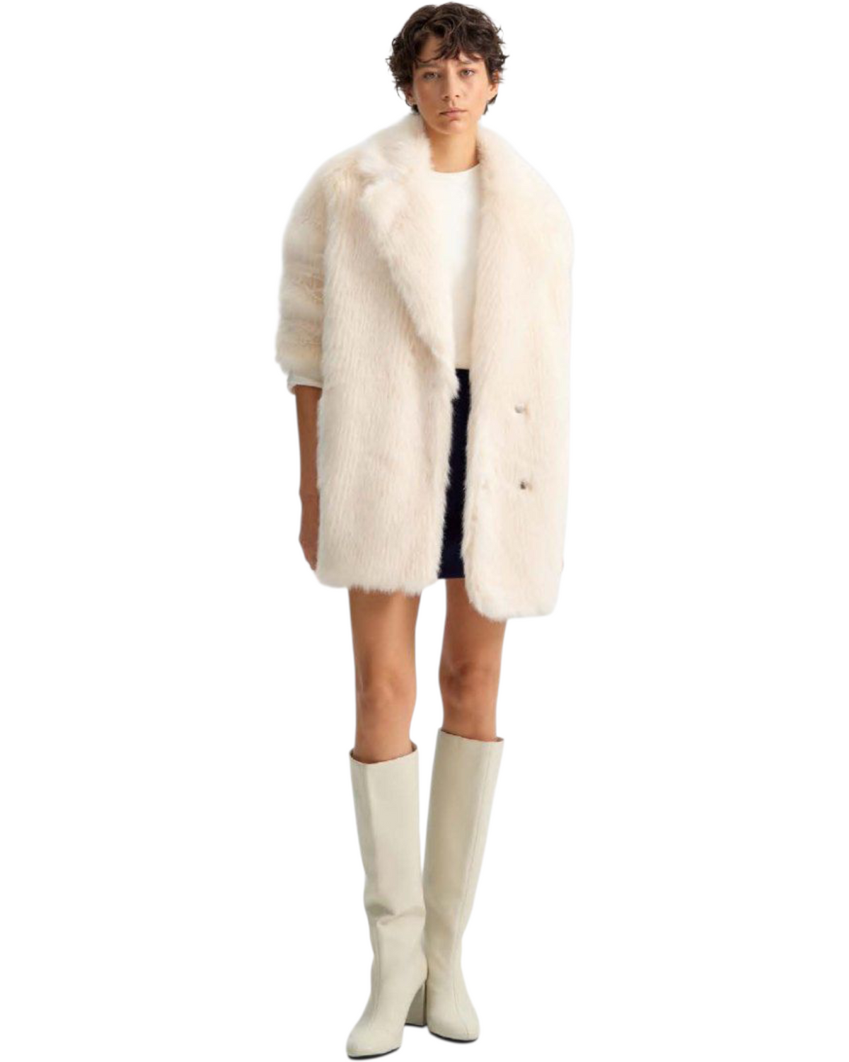 Μπουφάν από FAUX γούνα