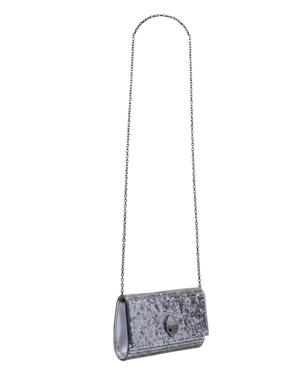 Clutch ασημένιο PARTY EAGLE DRENCH