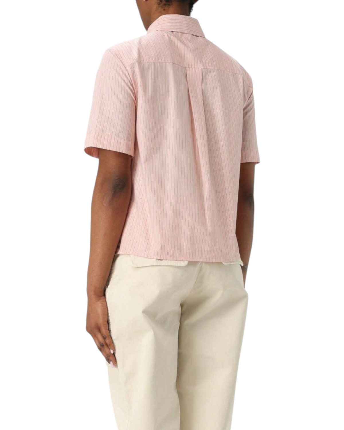 Βαμβακερό πουκάμισο με κάθετες ρίγες INNUENDO