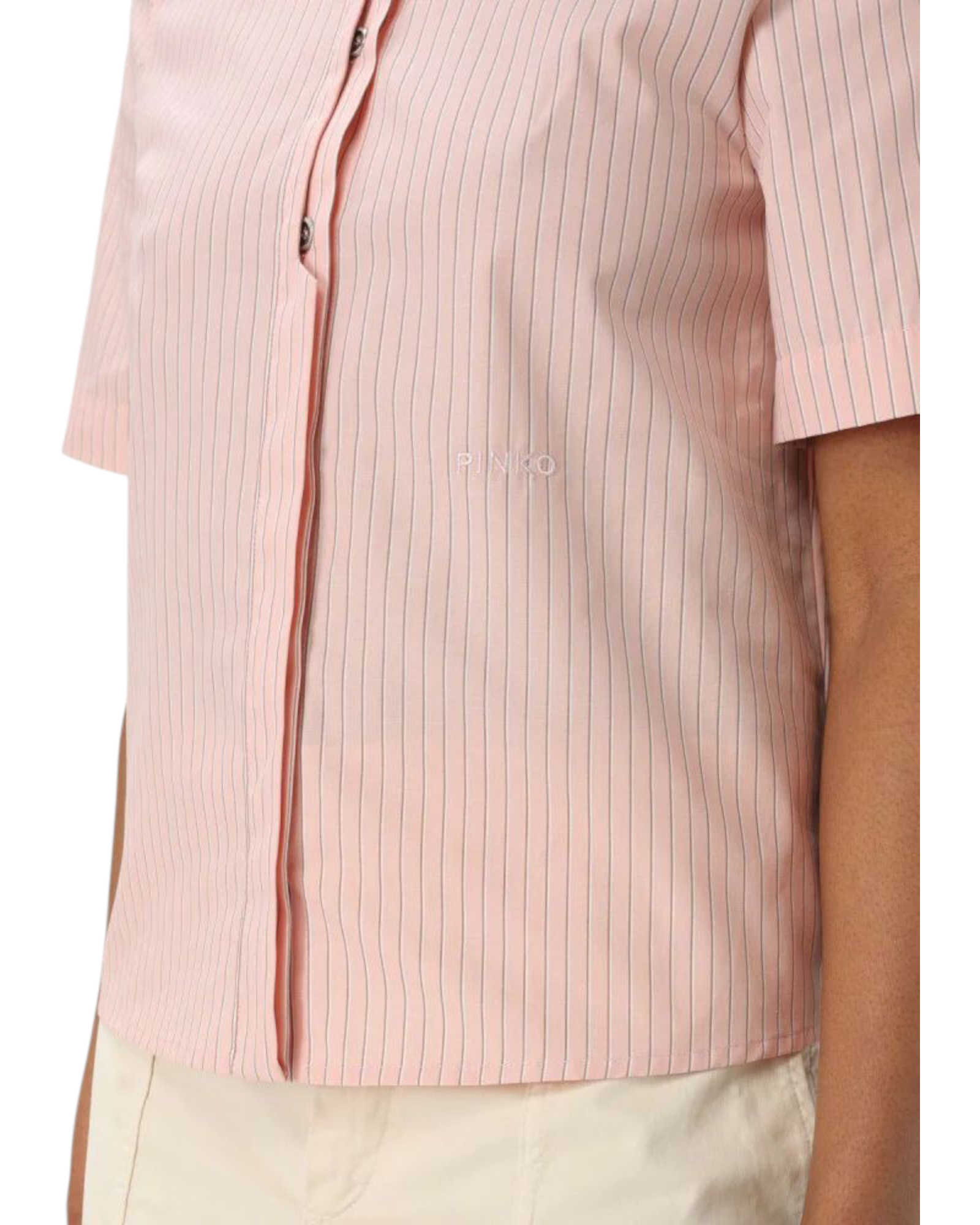 Βαμβακερό πουκάμισο με κάθετες ρίγες INNUENDO