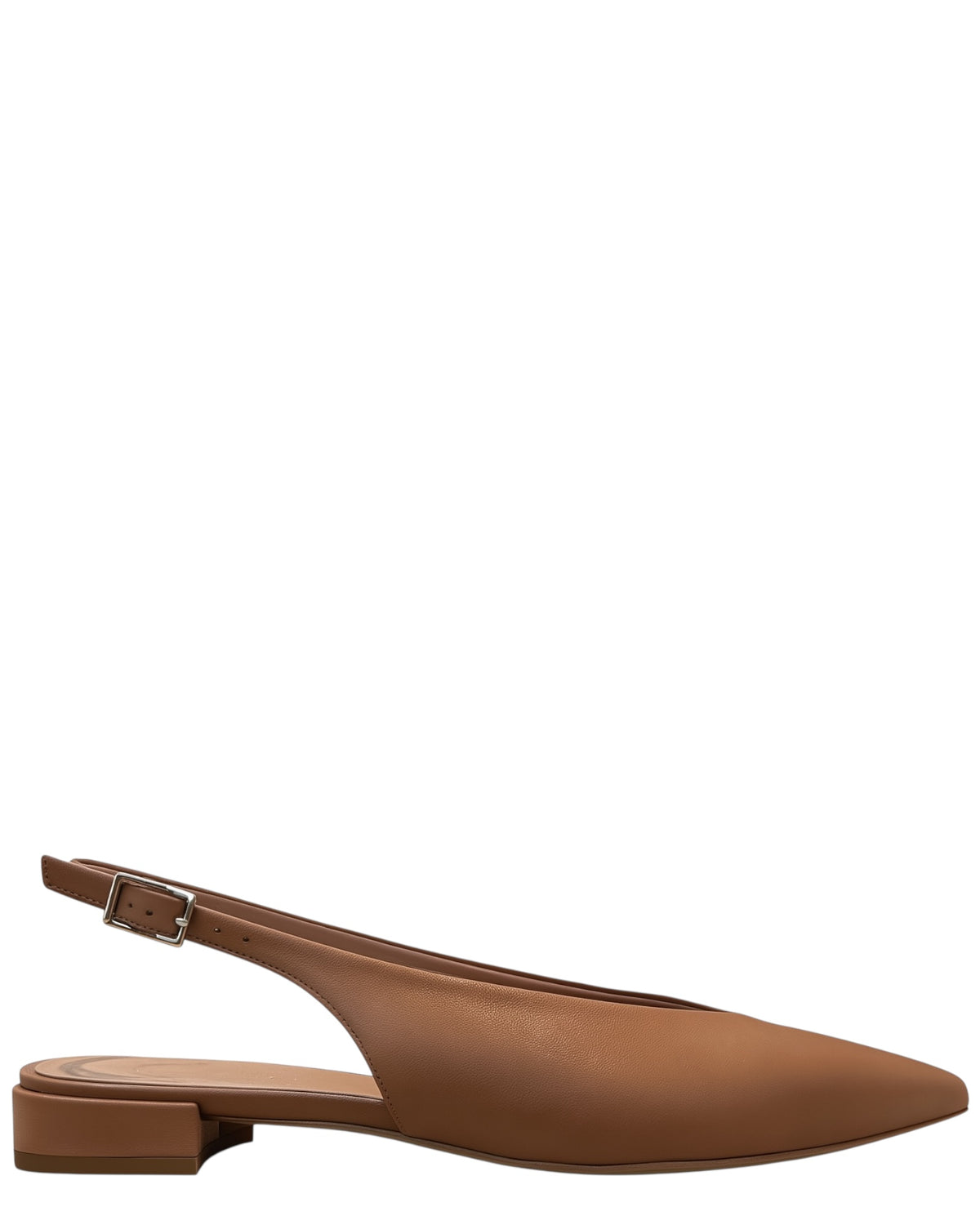 Δερμάτινα sling back με μύτη PAULINE 35