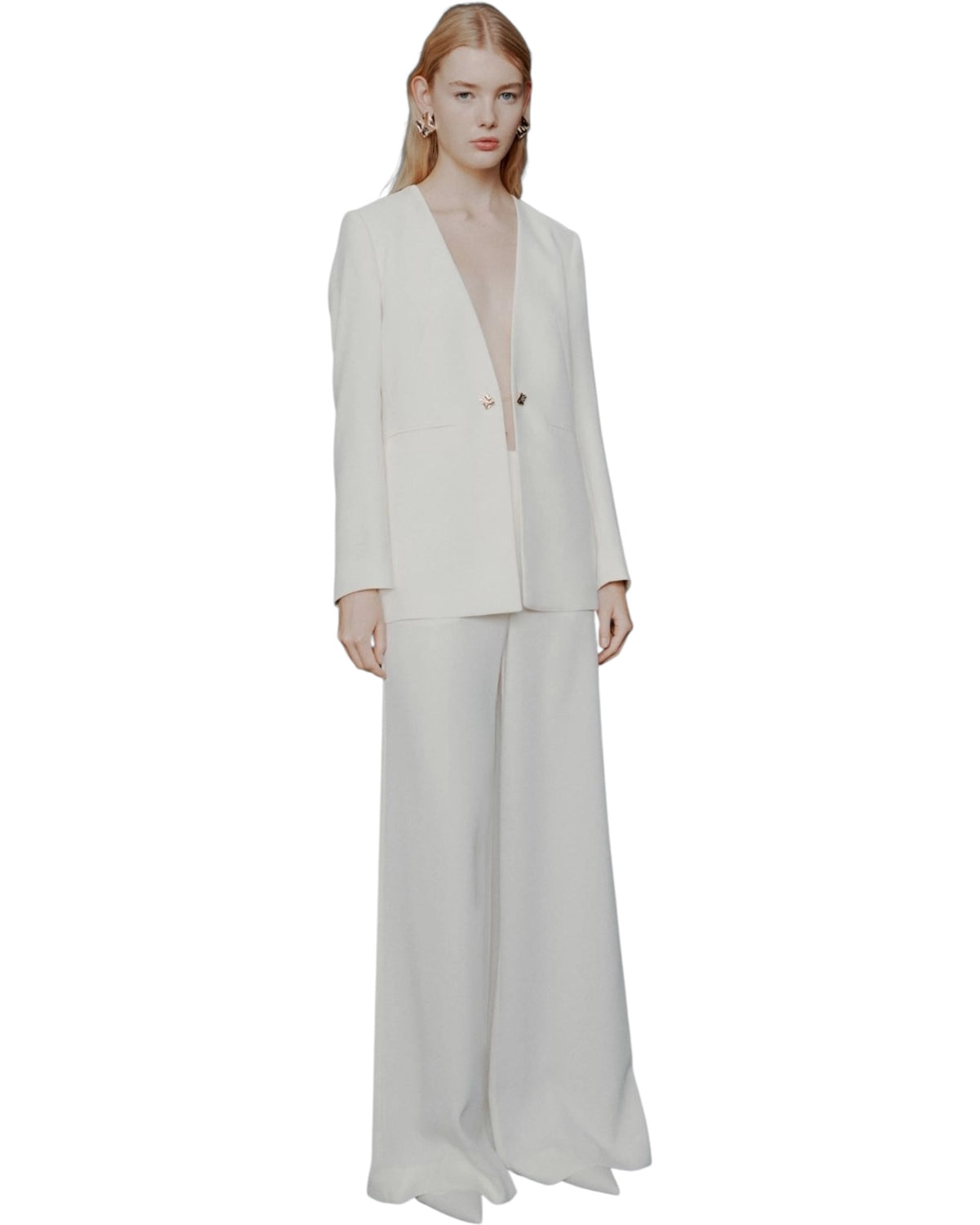 Σατέν σακάκι χωρίς γιακά MLTEFFIGE