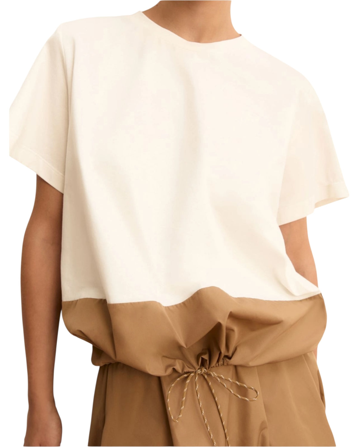 Μπλούζα με λεπτομέρεια κορδόνι περίσφιξης EMMZORRO