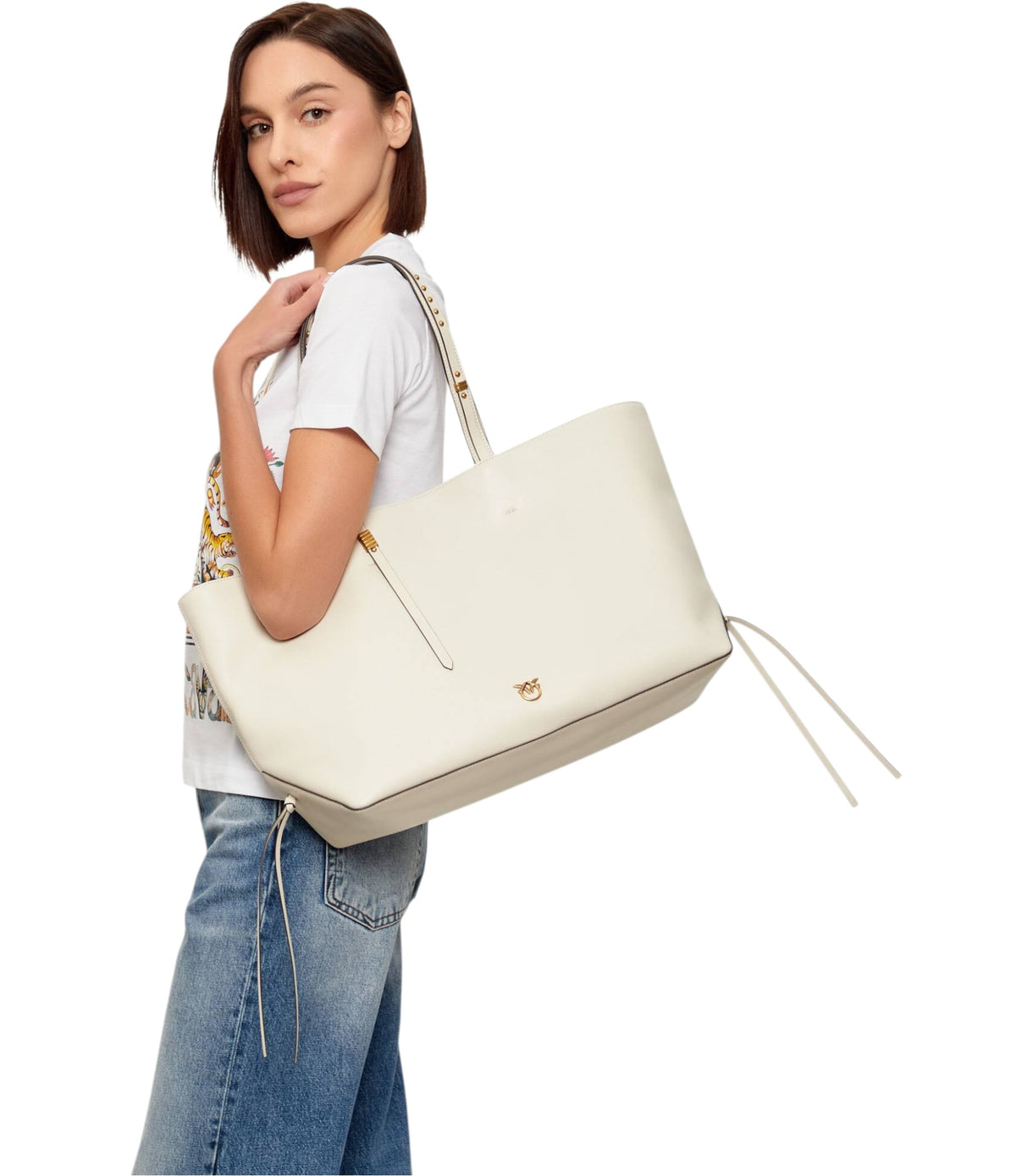 Δερμάτινη τσάντα shopper CABAS CLASSIC