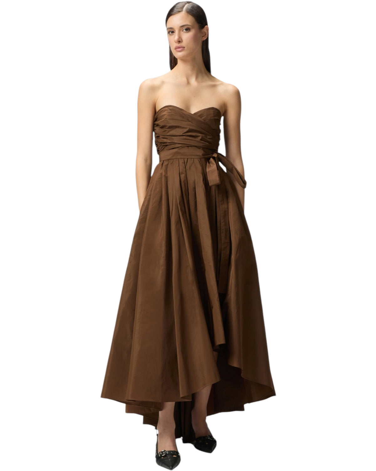 Φόρεμα Maxi από ταφτά PAPPAGALLO