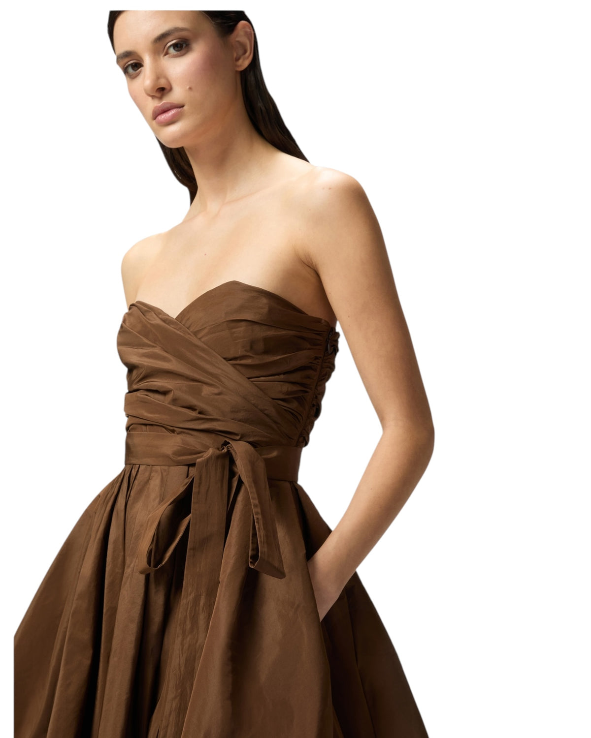 Φόρεμα Maxi από ταφτά PAPPAGALLO