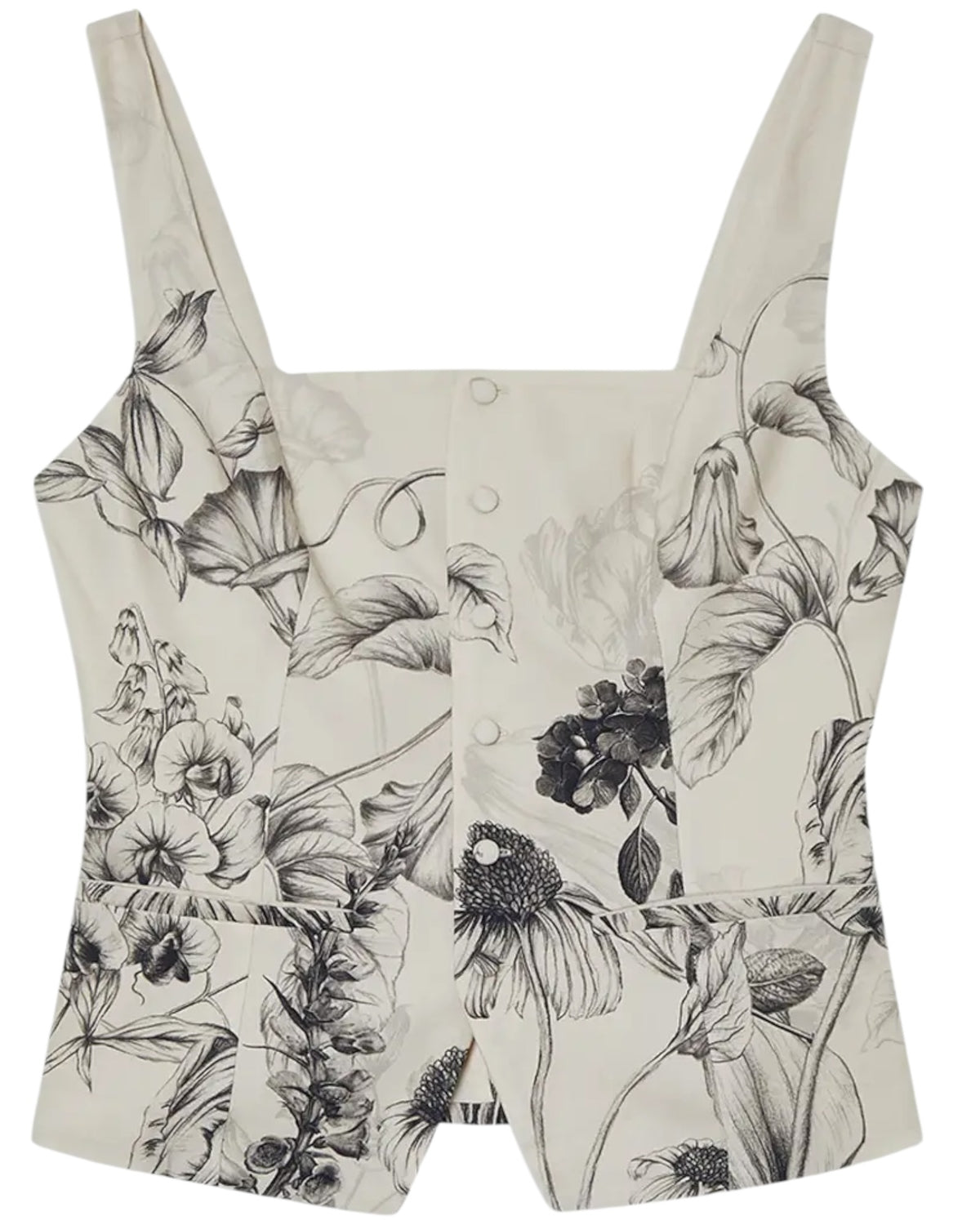 Μπλούζα με τιράντες από λινό βισκόζη