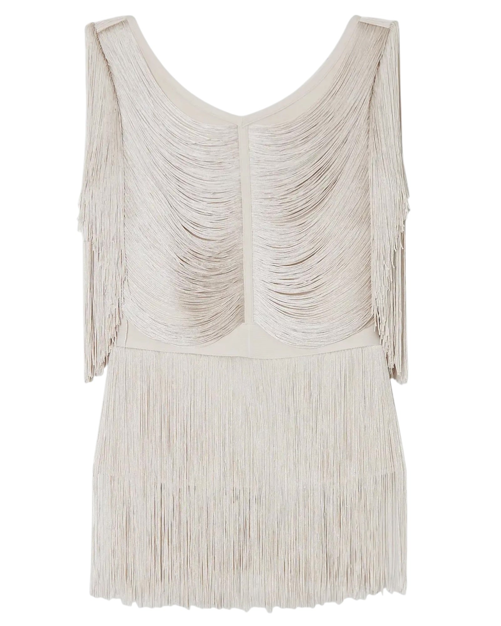 Πλεκτό τοπ με ντραπέ κρόσσια