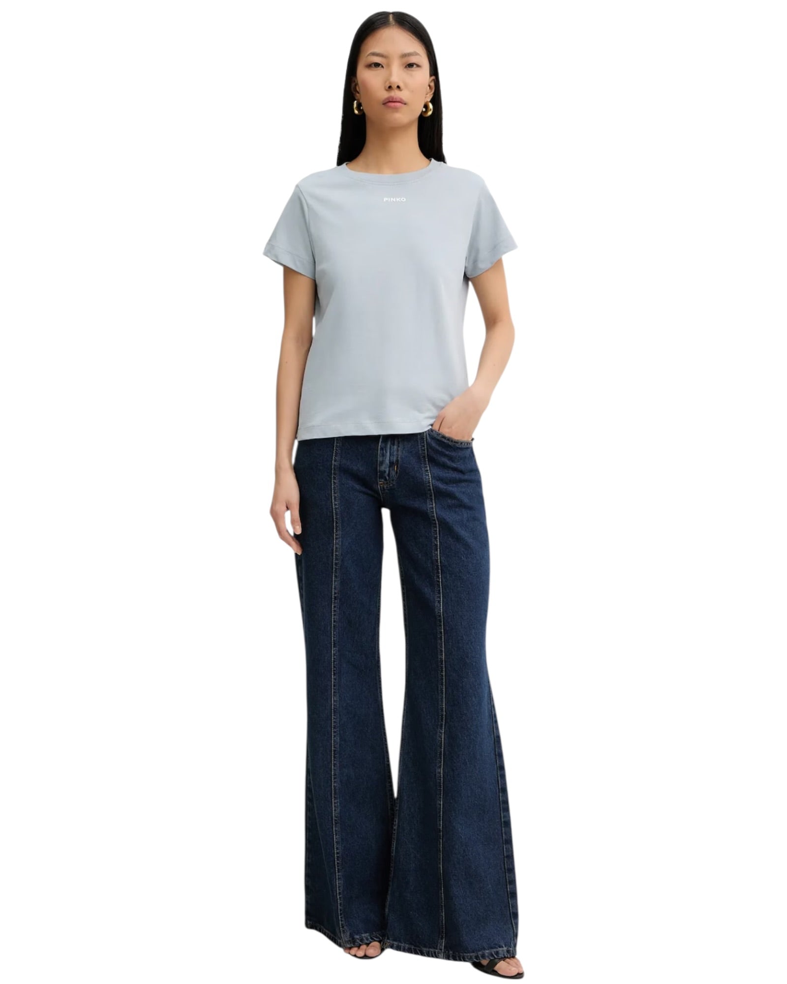 Μπλουζάκι με απλικέ λογότυπο BASICO