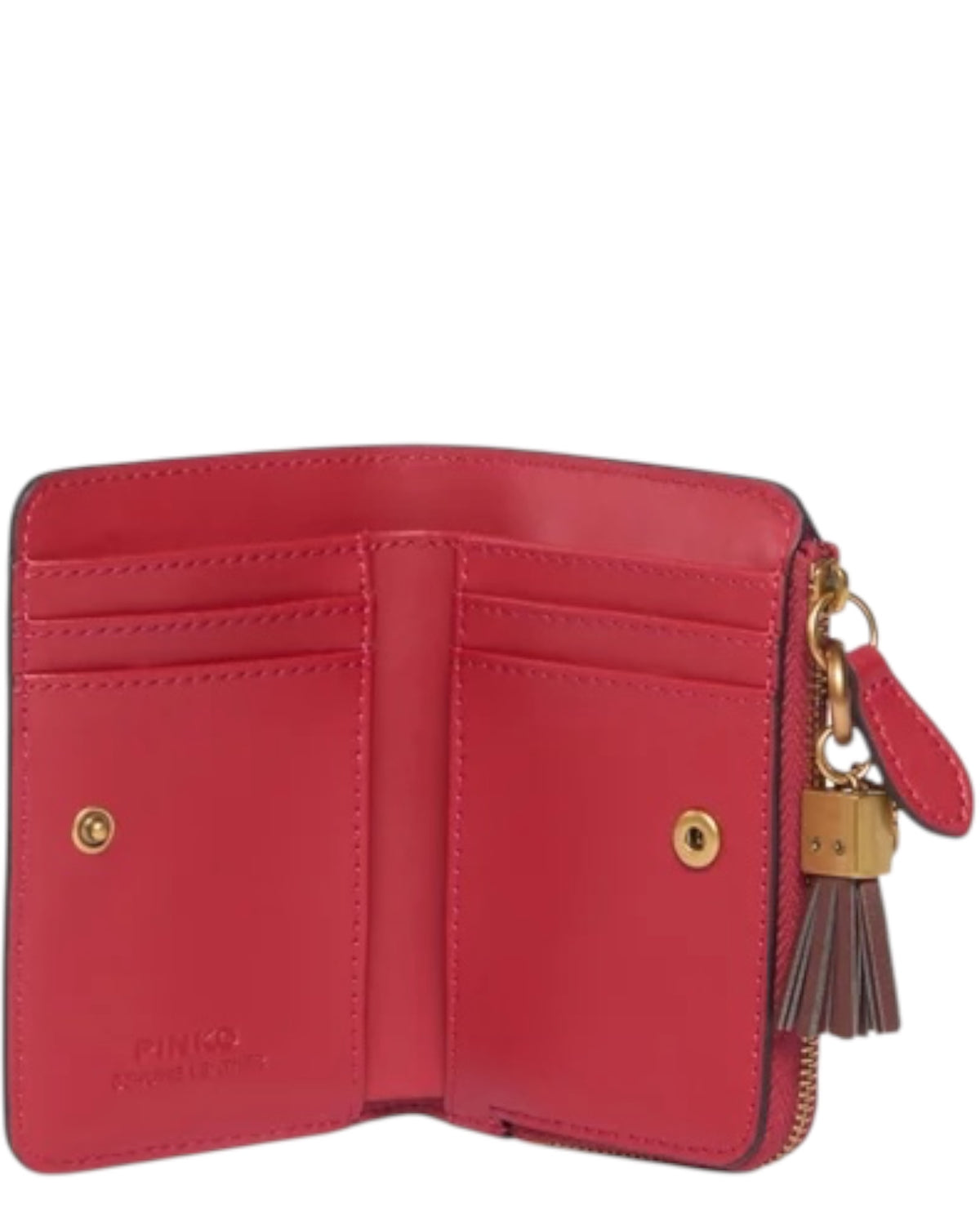 Μικρό δερμάτινο πορτοφόλι MINI WALLET + CHARM