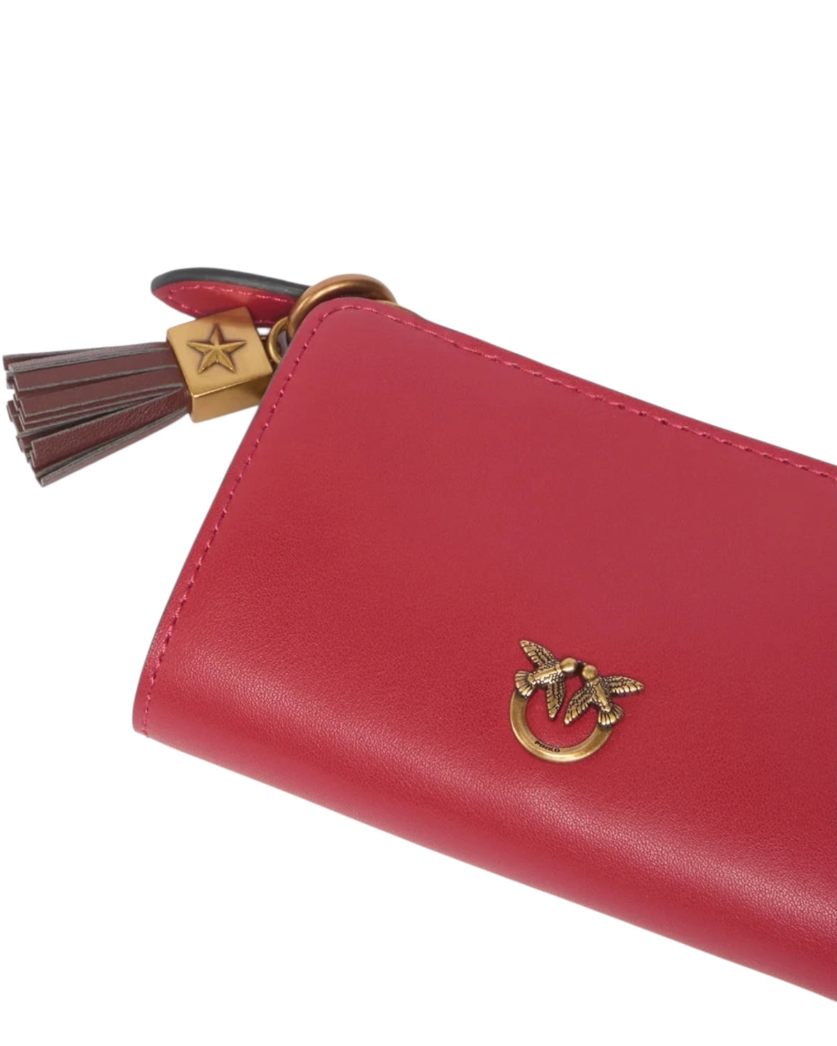 Μικρό δερμάτινο πορτοφόλι MINI WALLET + CHARM