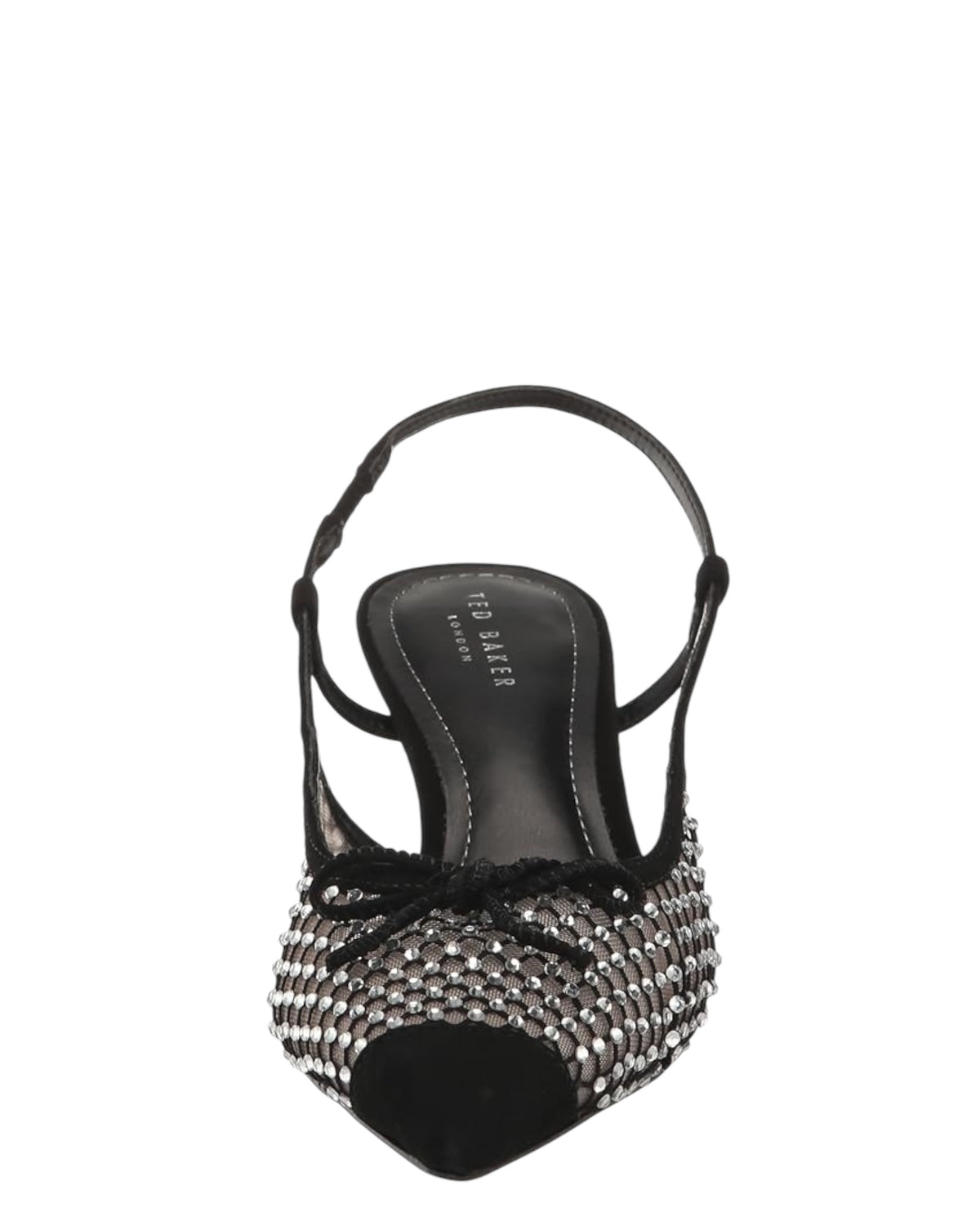 Mules με τακούνι και στρας RELONA