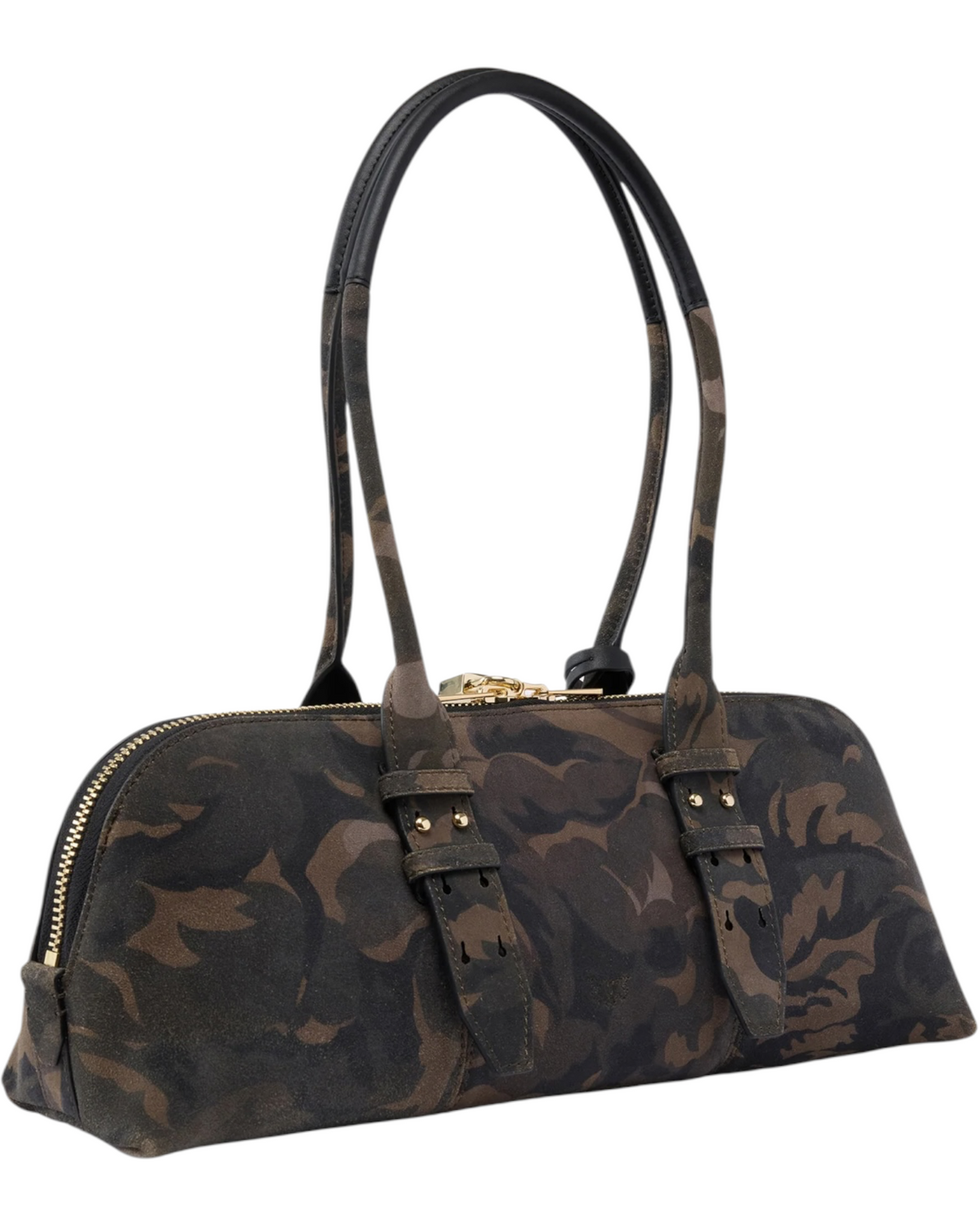 Μεγάλη σουέτ τσάντα ώμου Escape Bag Horizontal