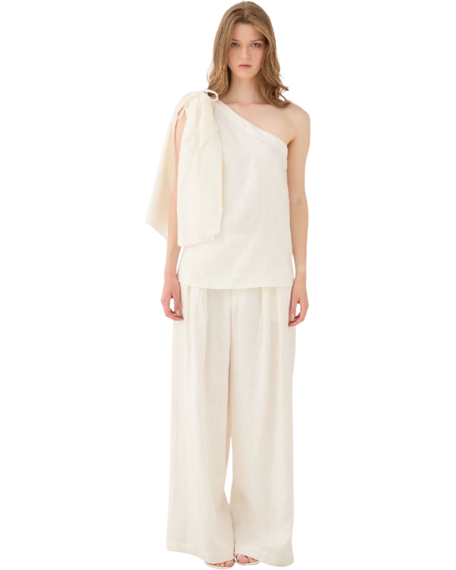 Μπλούζα με αποσπώμενο φιόγκο στη μία πλευρά