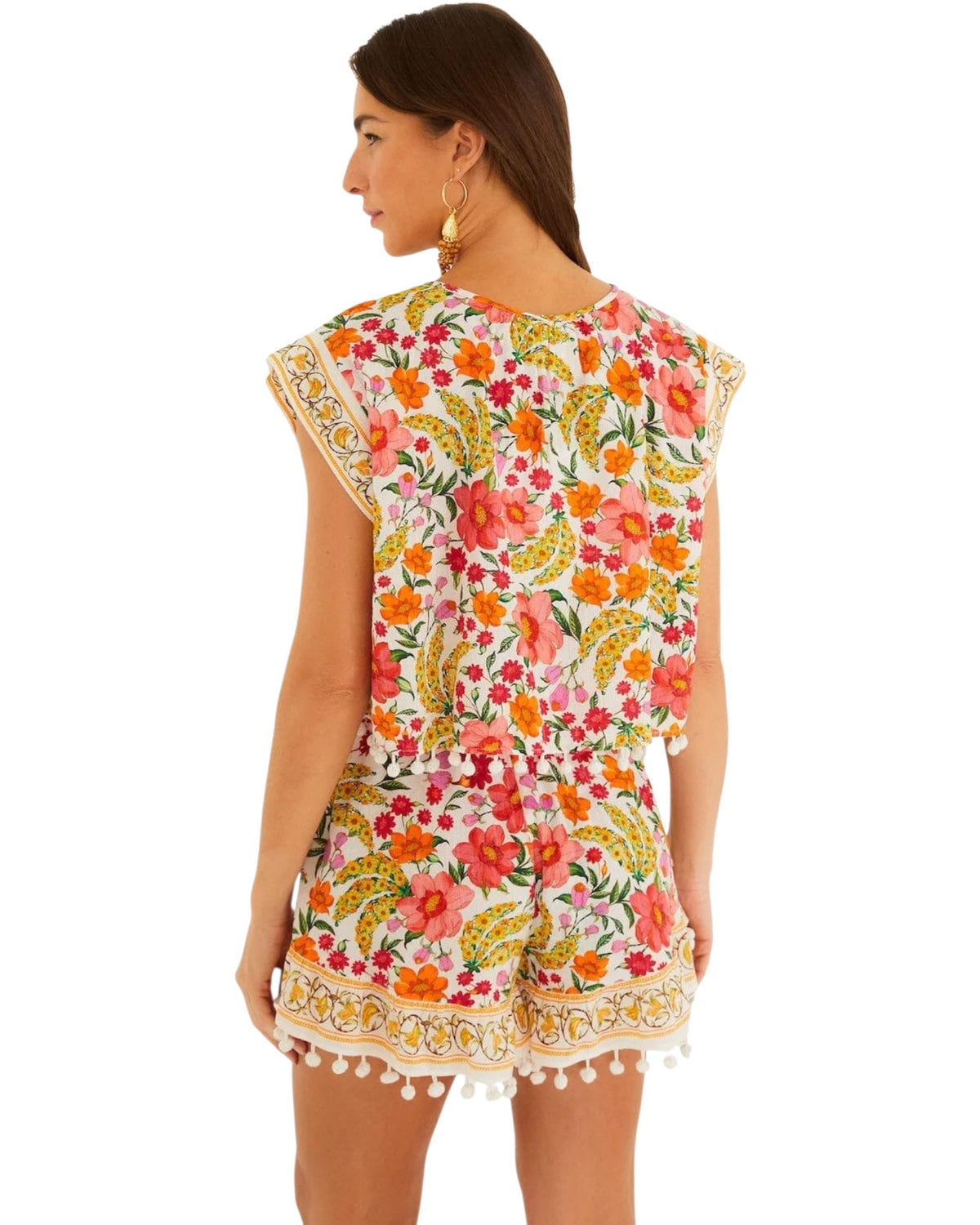 Σορτς με λουλούδια BANANA FLOWERS