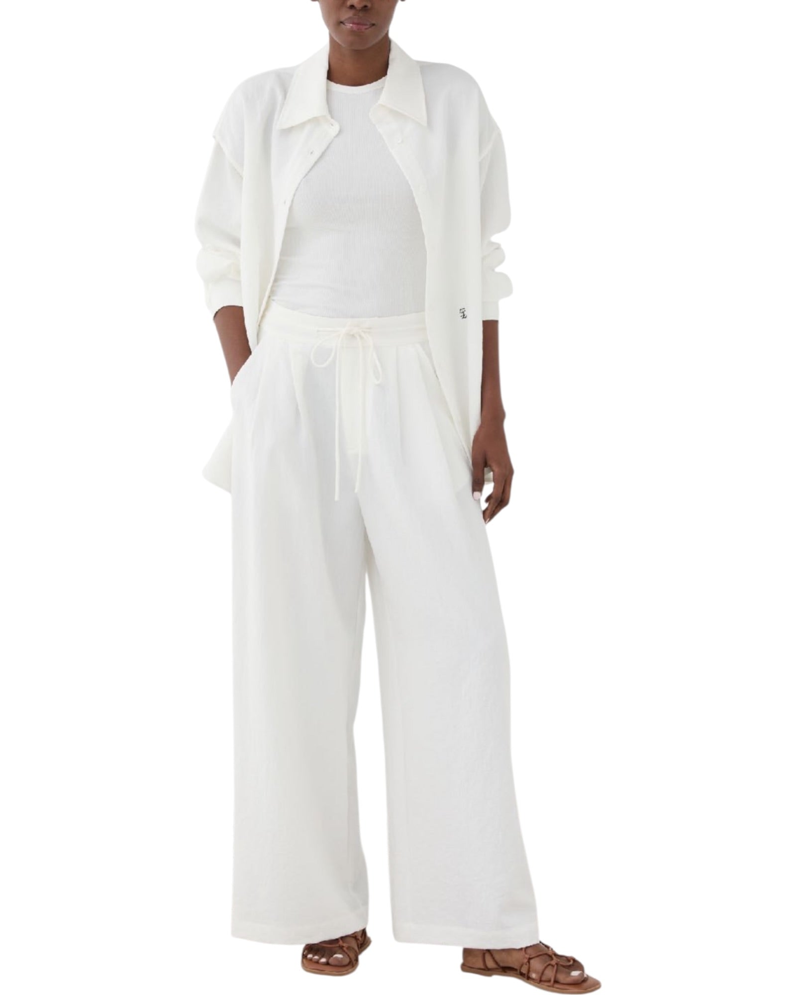 Πλισέ παντελόνι palazzo