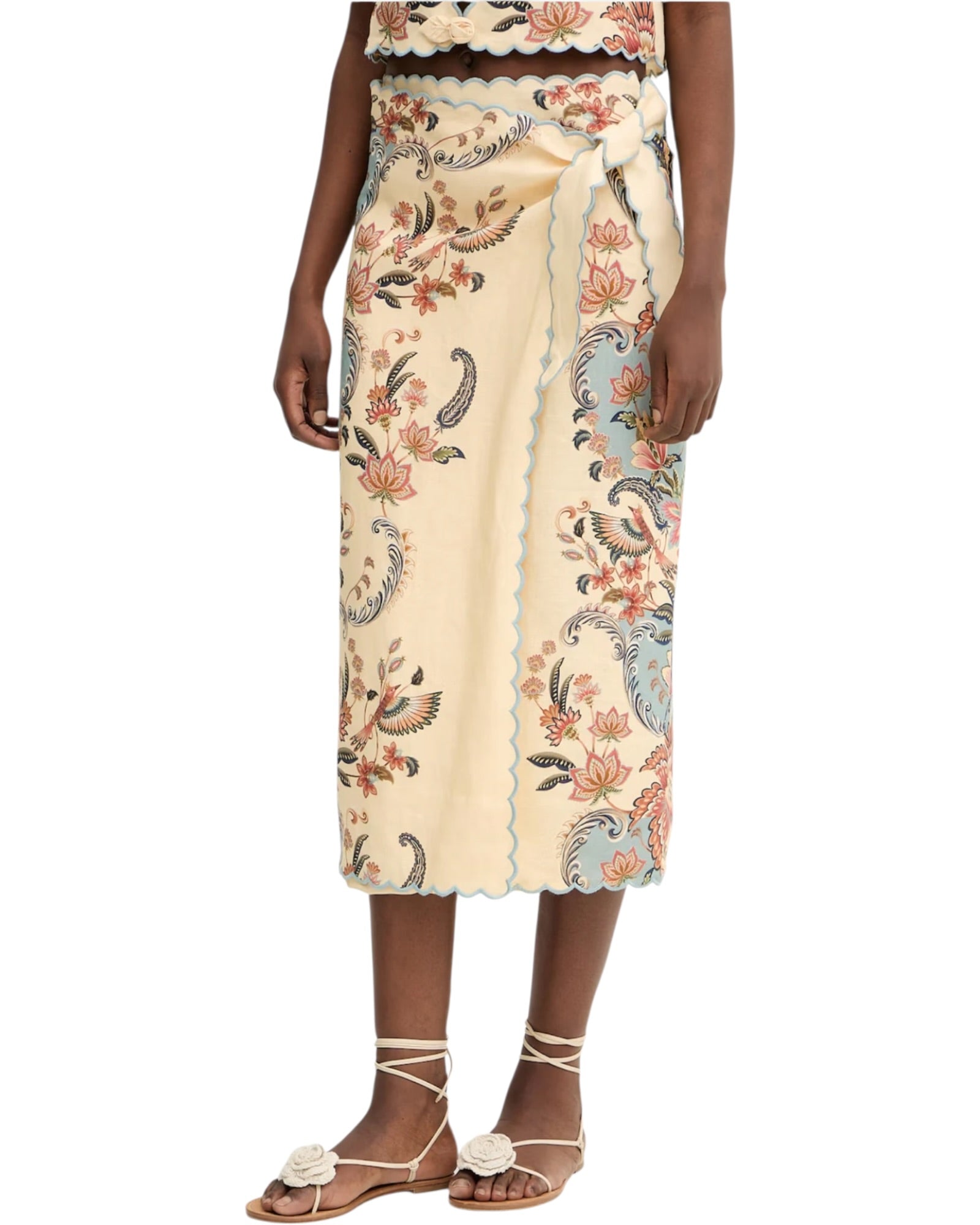 Λινή φούστα BOHO BEAUTY