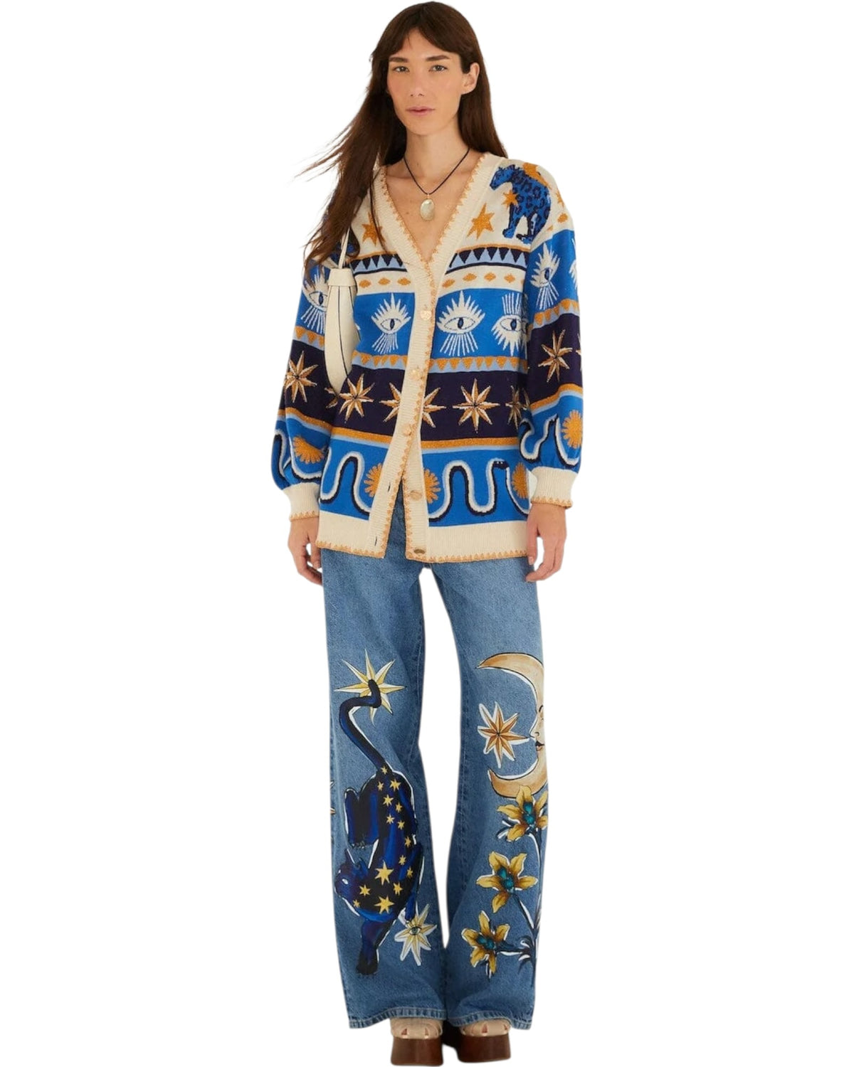 Πλεκτή ζακέτα με κουμπιά MYSTICAL AINIKA KNIT