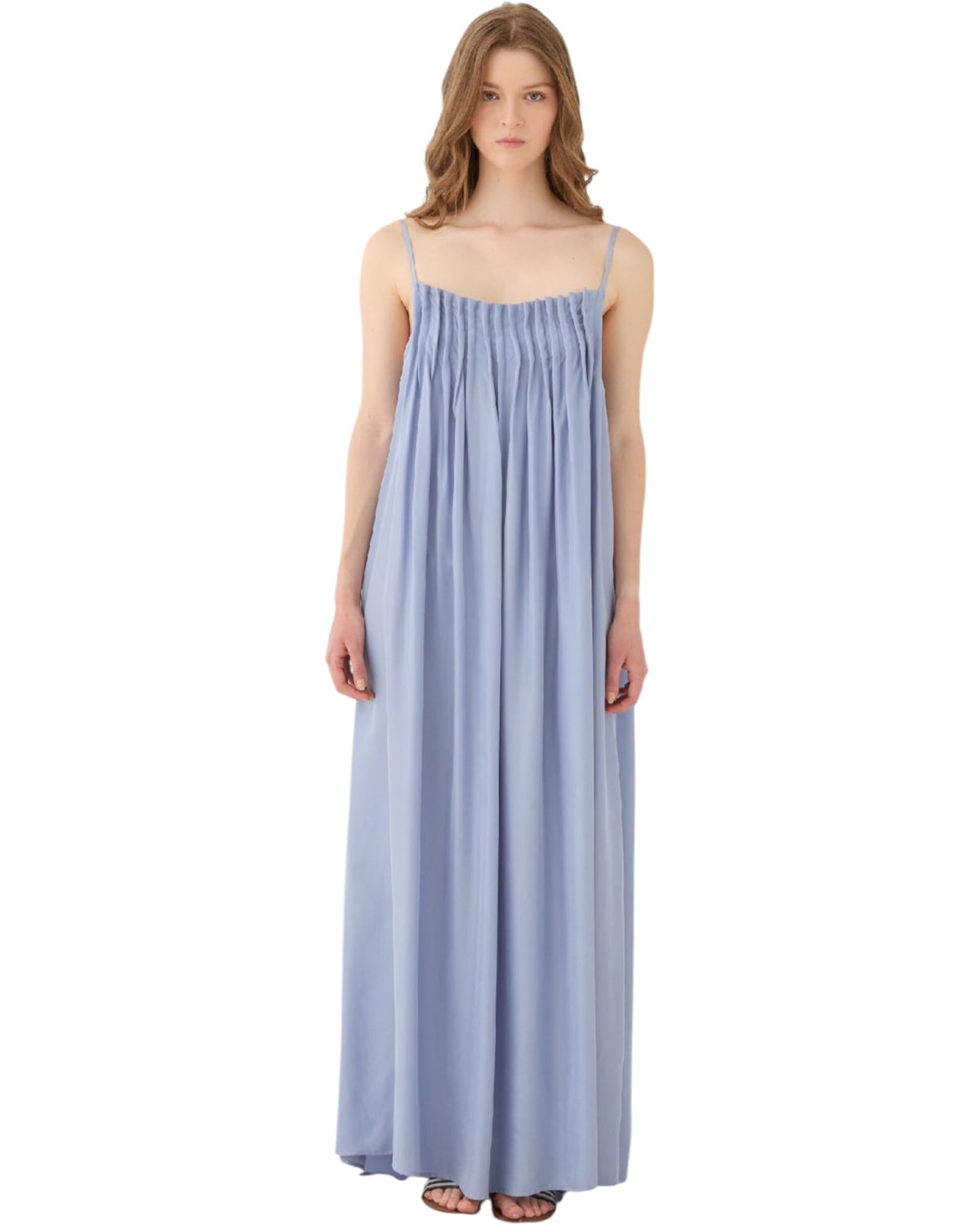 Maxi φόρεμα με σούρες