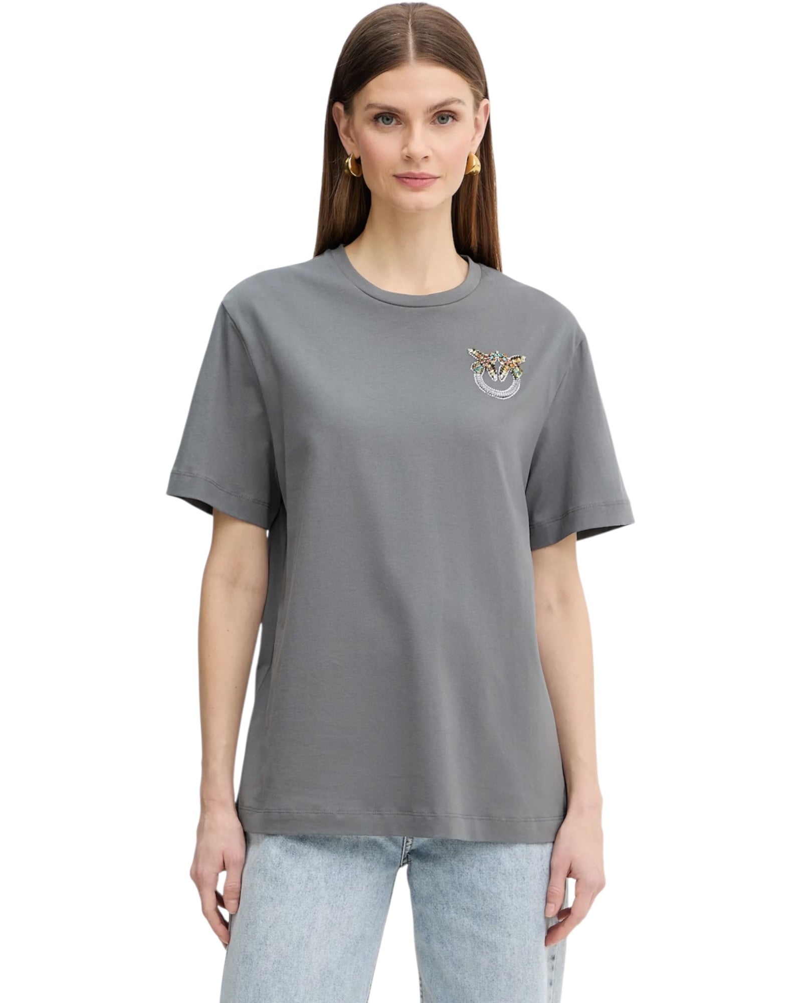 T-shirt με κέντημα STREPITOSO