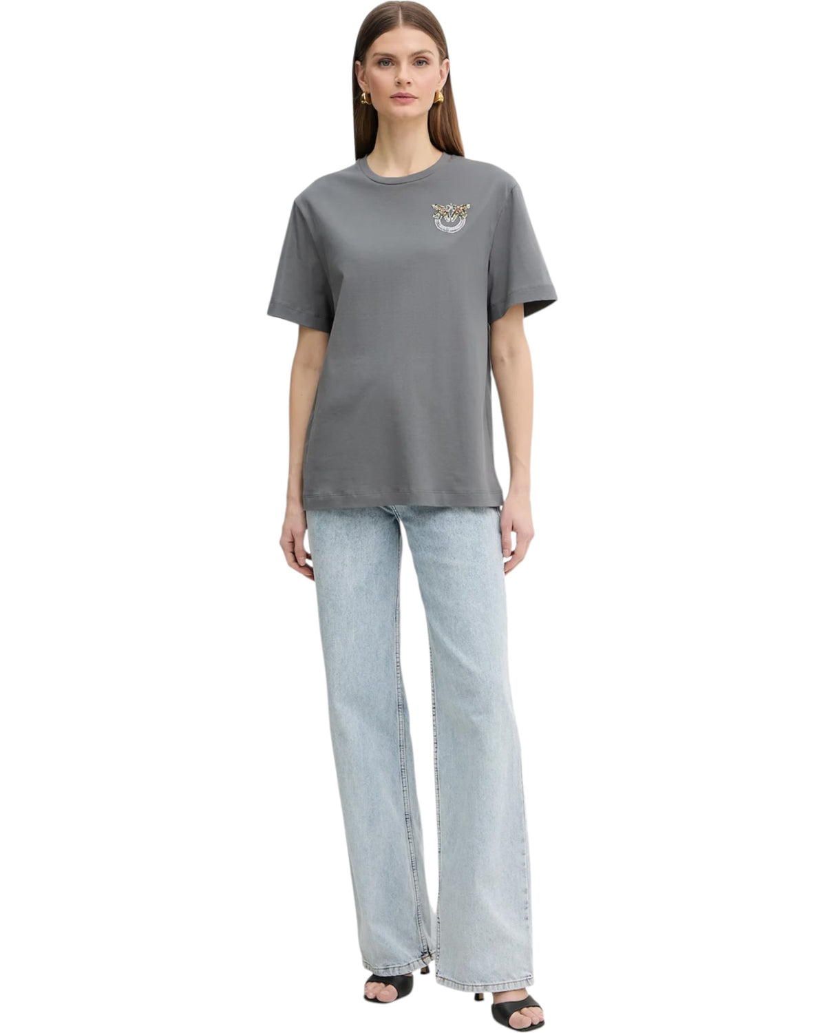 T-shirt με κέντημα STREPITOSO