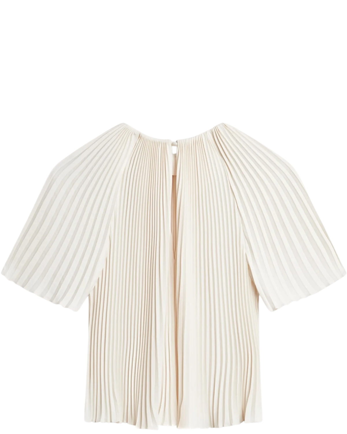 Πλισέ κοντομάνικη μπλούζα AGARA