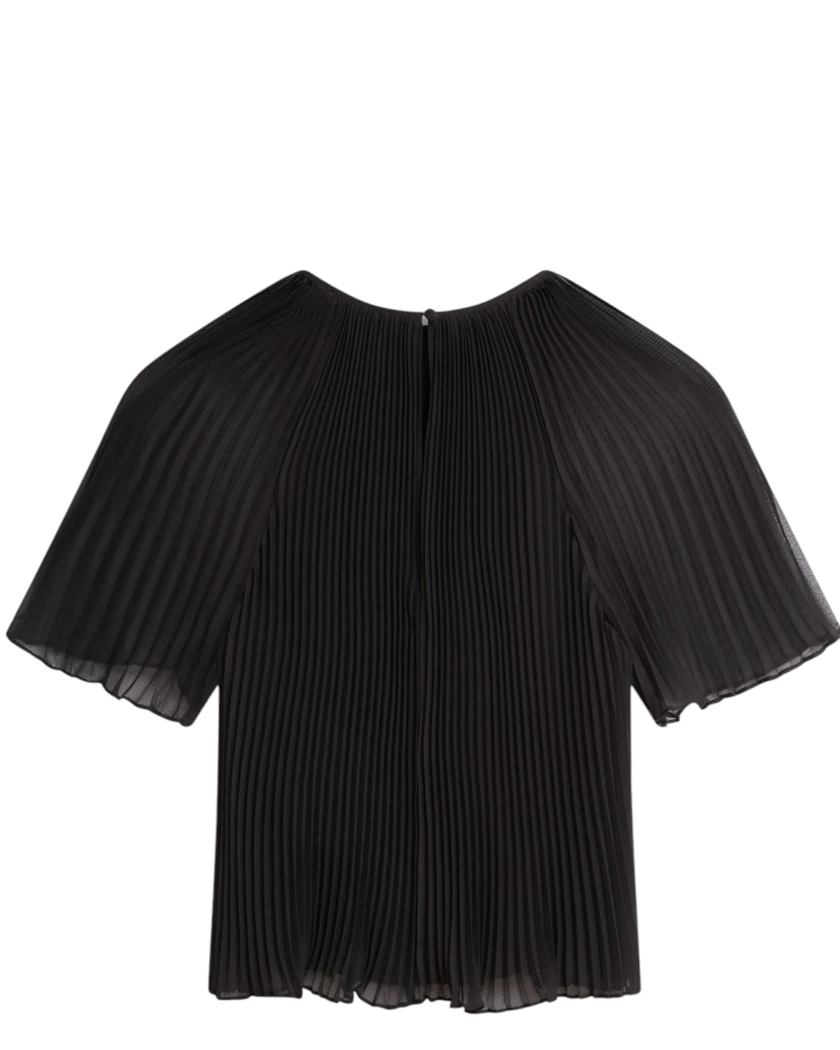 Πλισέ κοντομάνικη μπλούζα AGARA