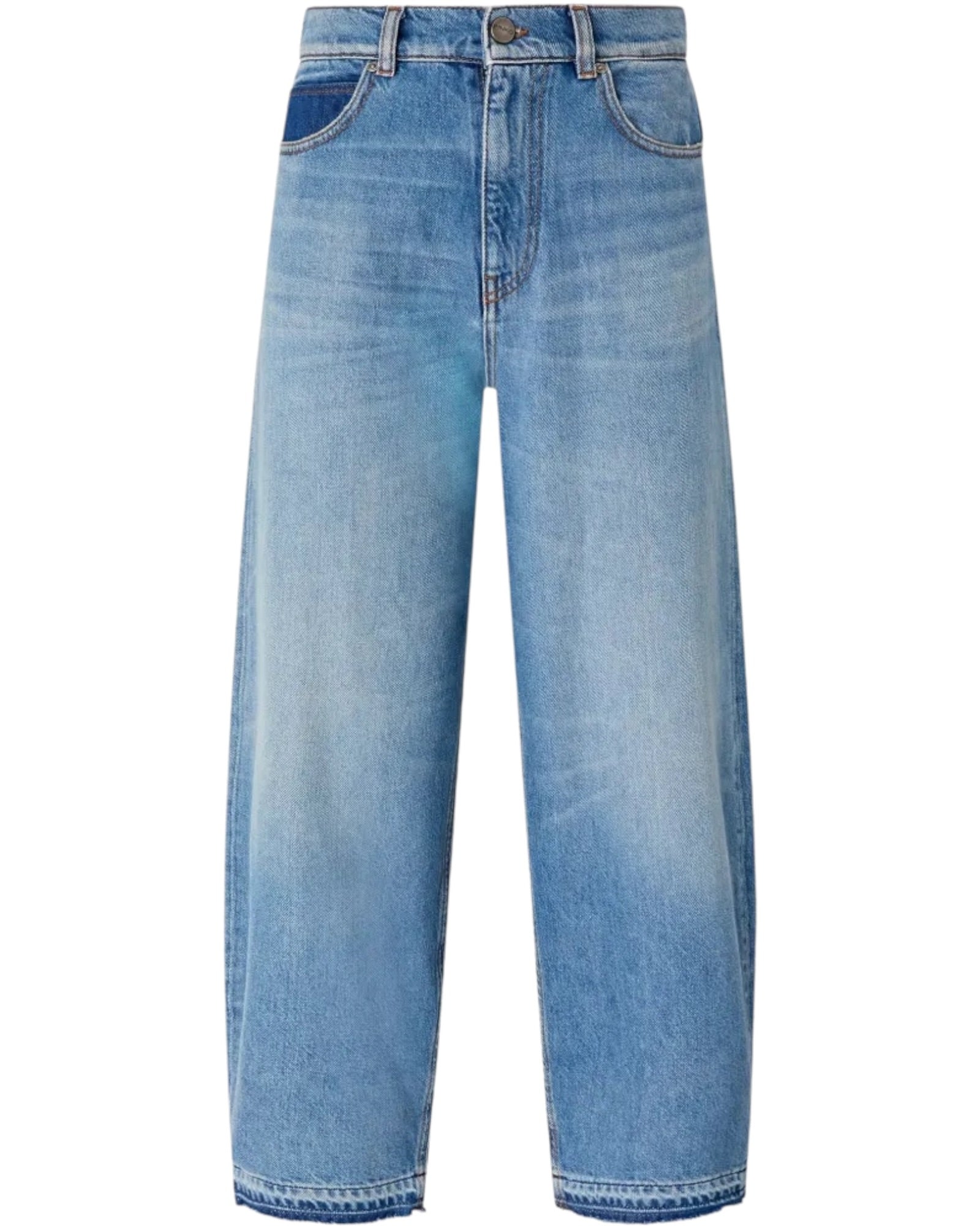 Τζιν σε γραμμή balloon με ξεθωριάσματα ESTELLE EGG