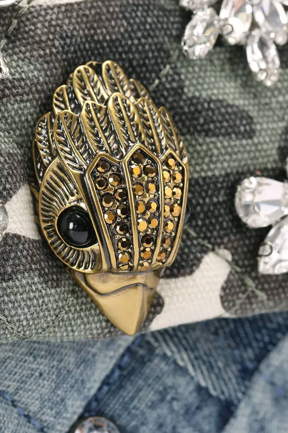 Γυναικεία Τσάντα Χιαστί KENSINGTON BAG CRYSTALS