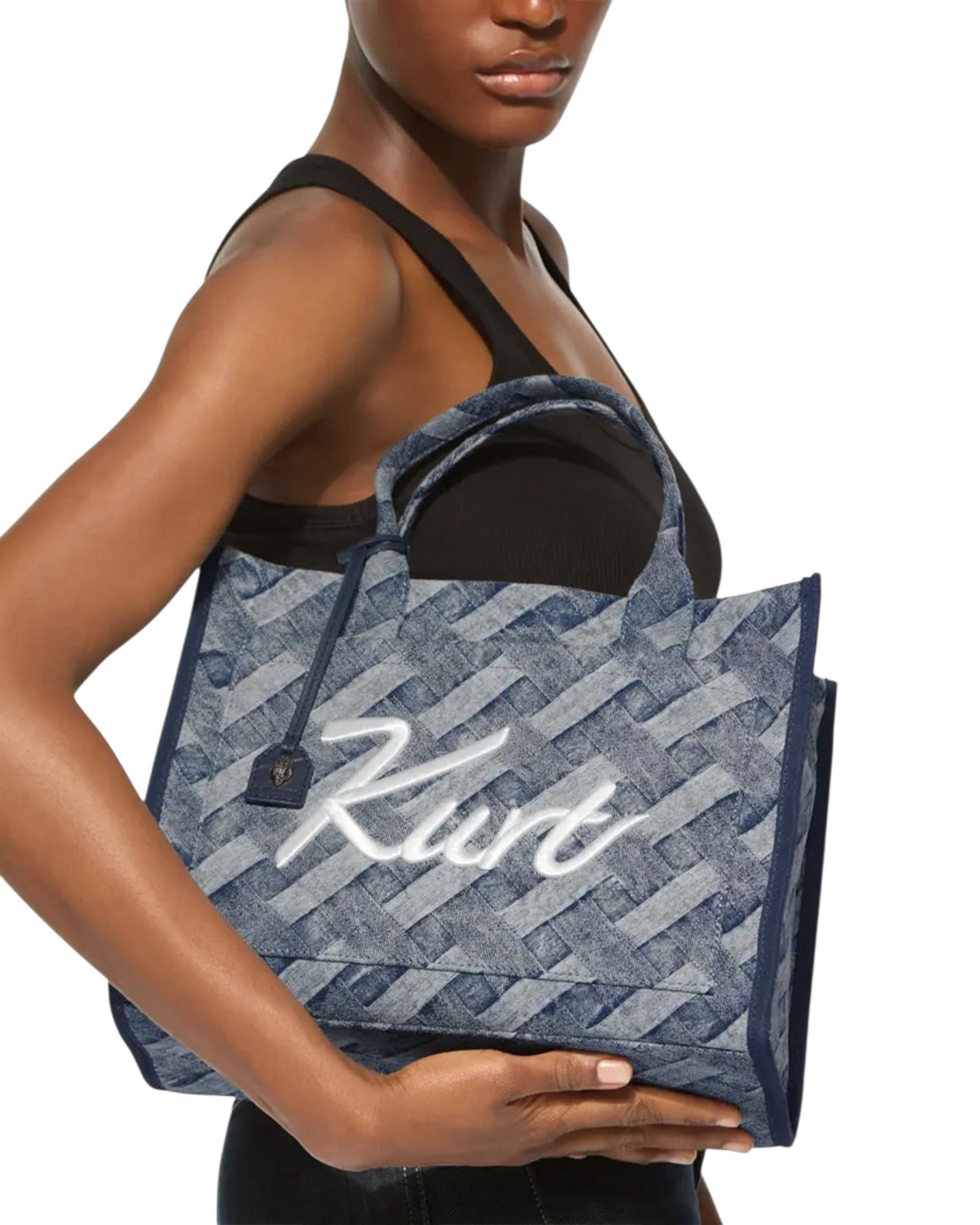 Υφασμάτινη Γυναικεία Τσάντα Χιαστί KURT TOTE