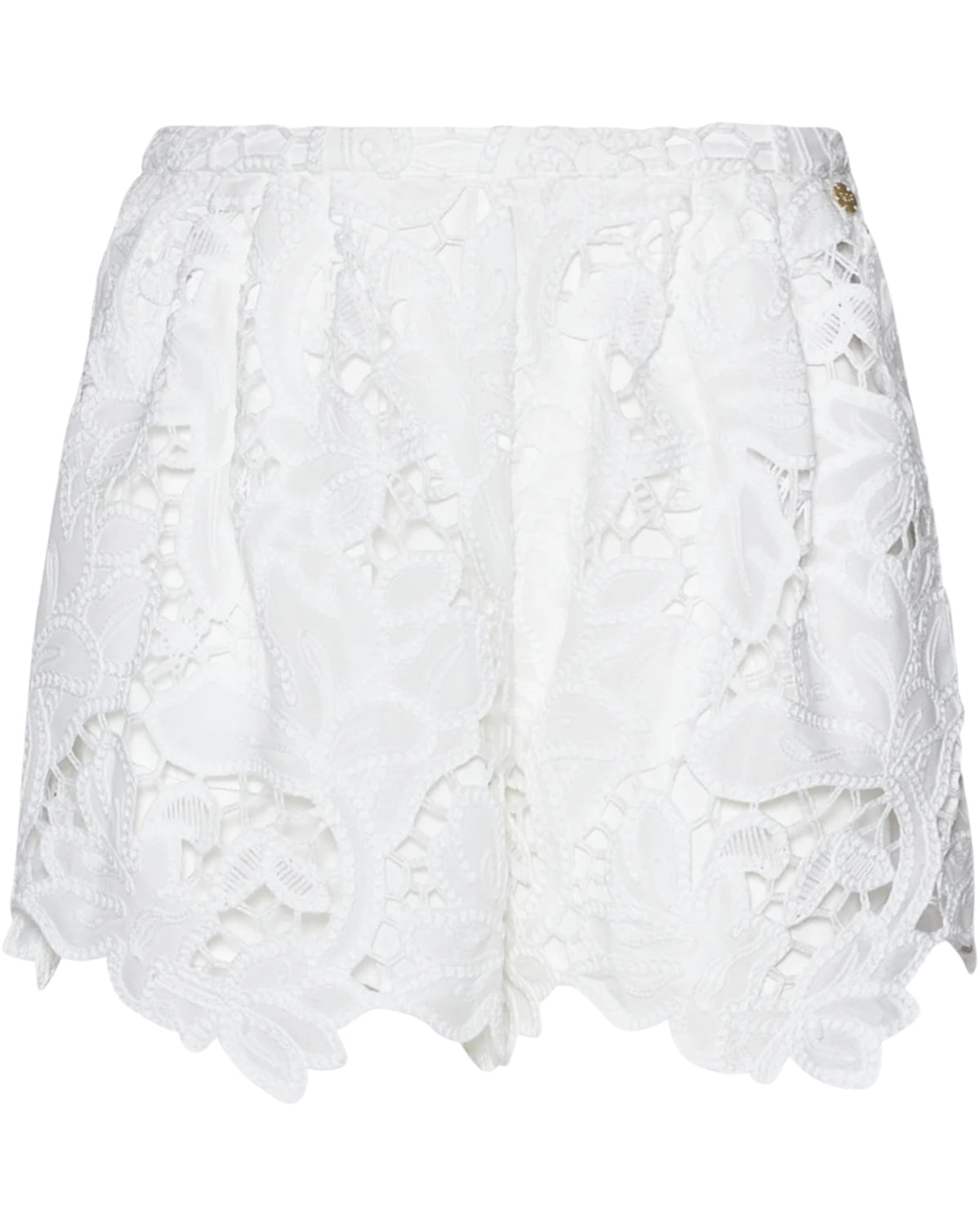 Σορτς με διακοσμητική κατασκευή και στρογγυλό σχήμα στο τελείωμα DIOPPO