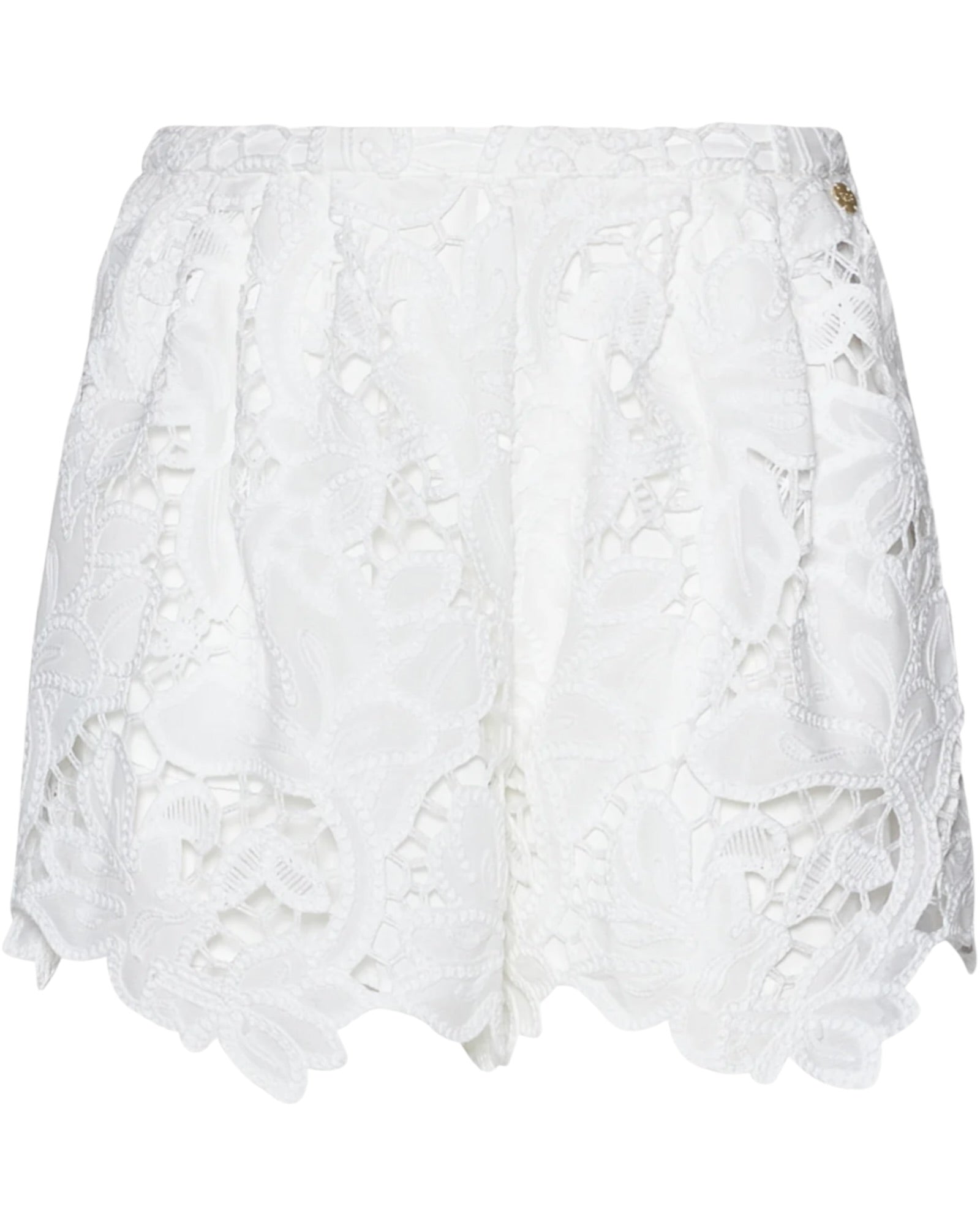 Σορτς με διακοσμητική κατασκευή και στρογγυλό σχήμα στο τελείωμα DIOPPO