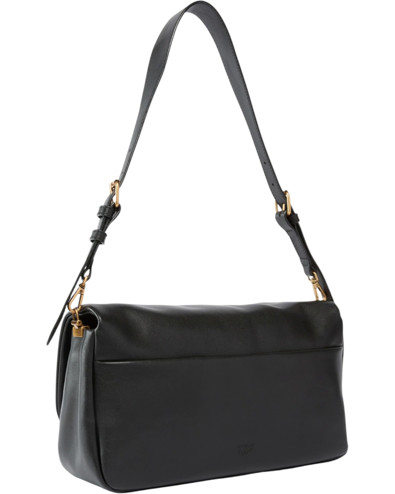 Δερμάτινη τσάντα χιαστί μεσαίου μεγέθους Love Bag Click Soft Horizontal Handle