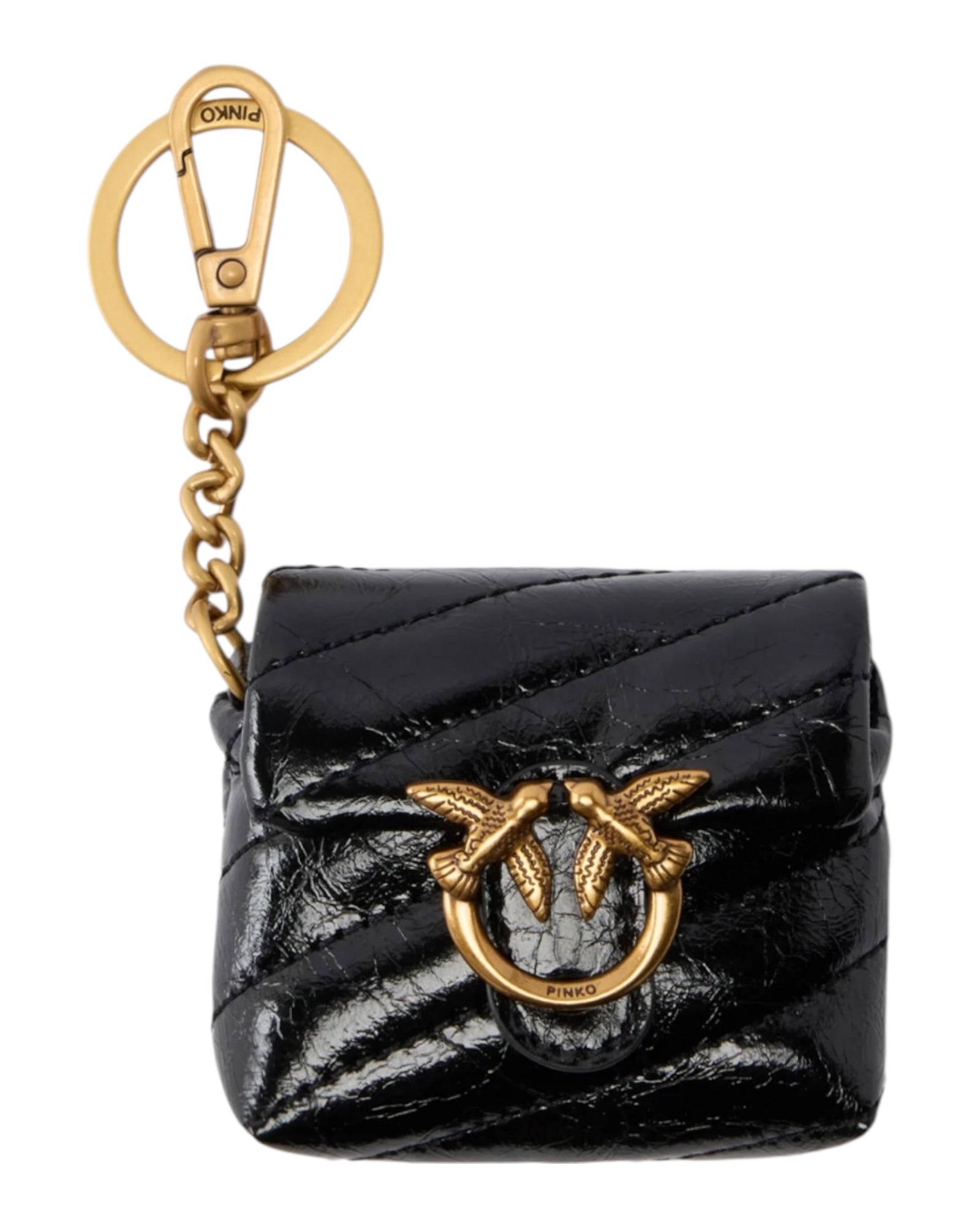 Θήκη Love Bag Puff για AirPods σε γυαλιστερό δέρμα