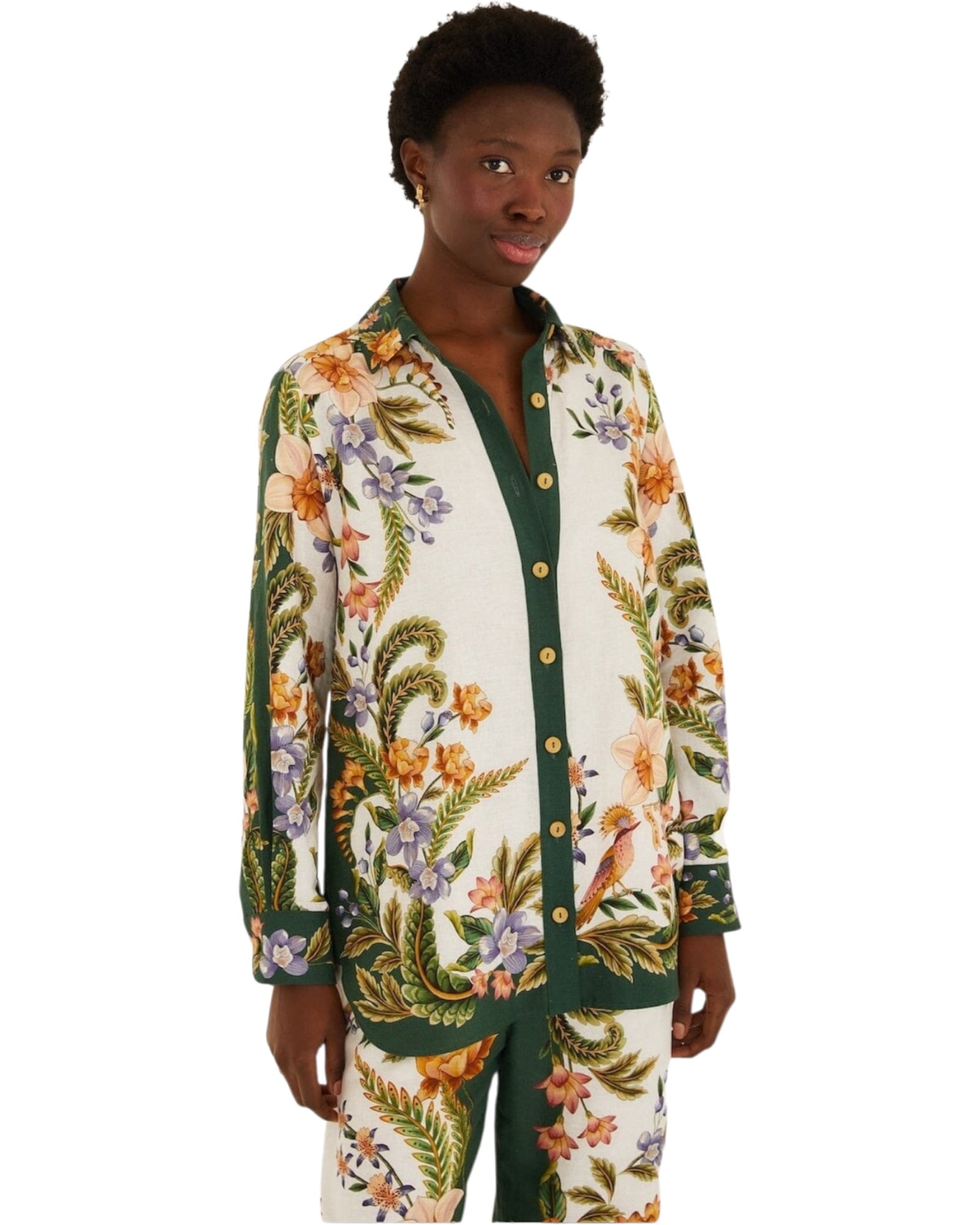 Λινό πουκάμισο NATURE SAND SHIRT