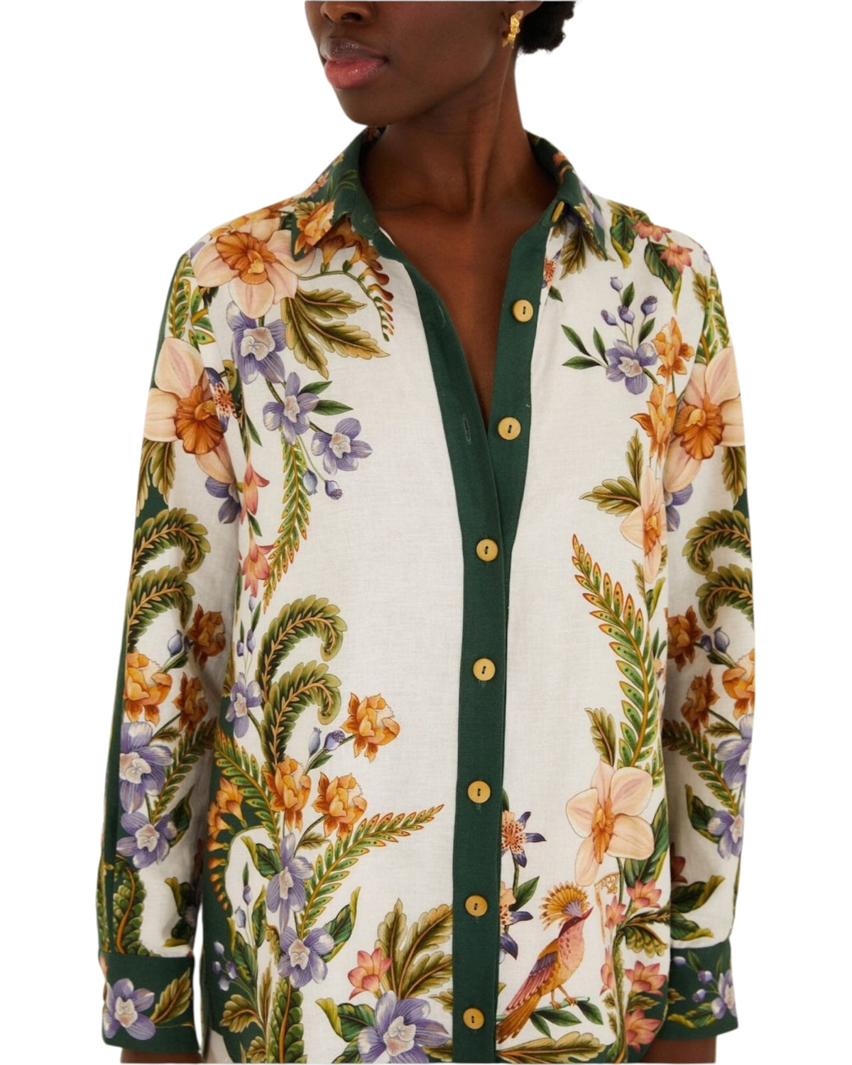 Λινό πουκάμισο NATURE SAND SHIRT