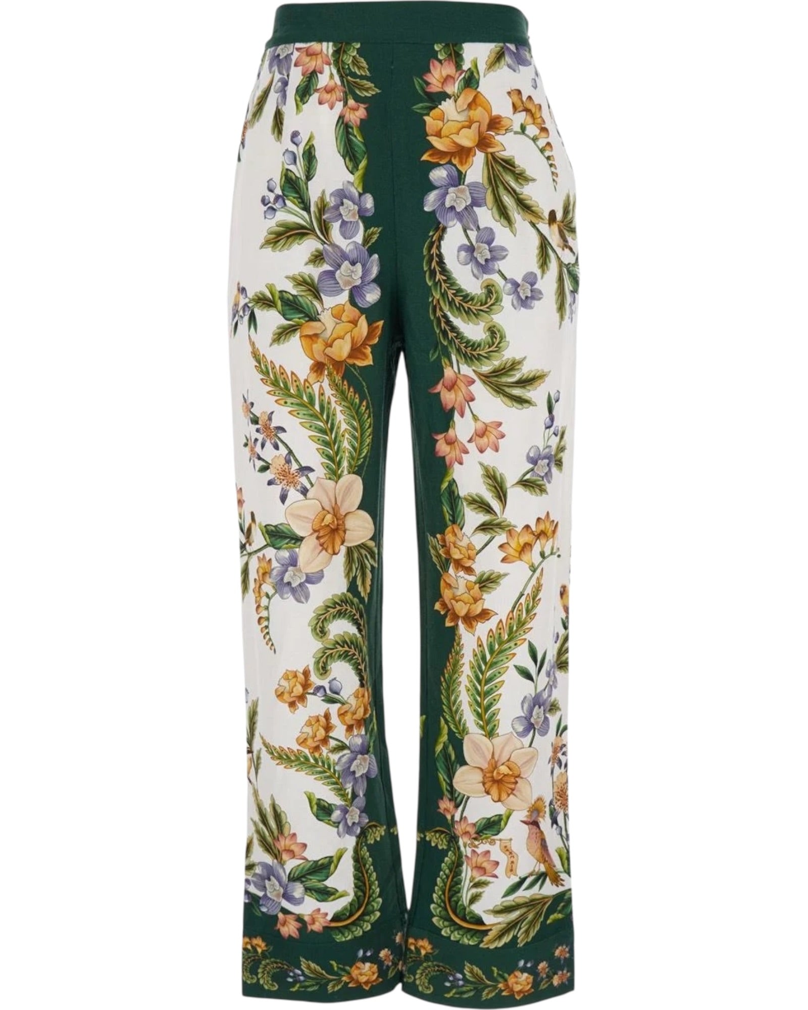 Λινό παντελόνι με floaral print NATURE SAND PANTS