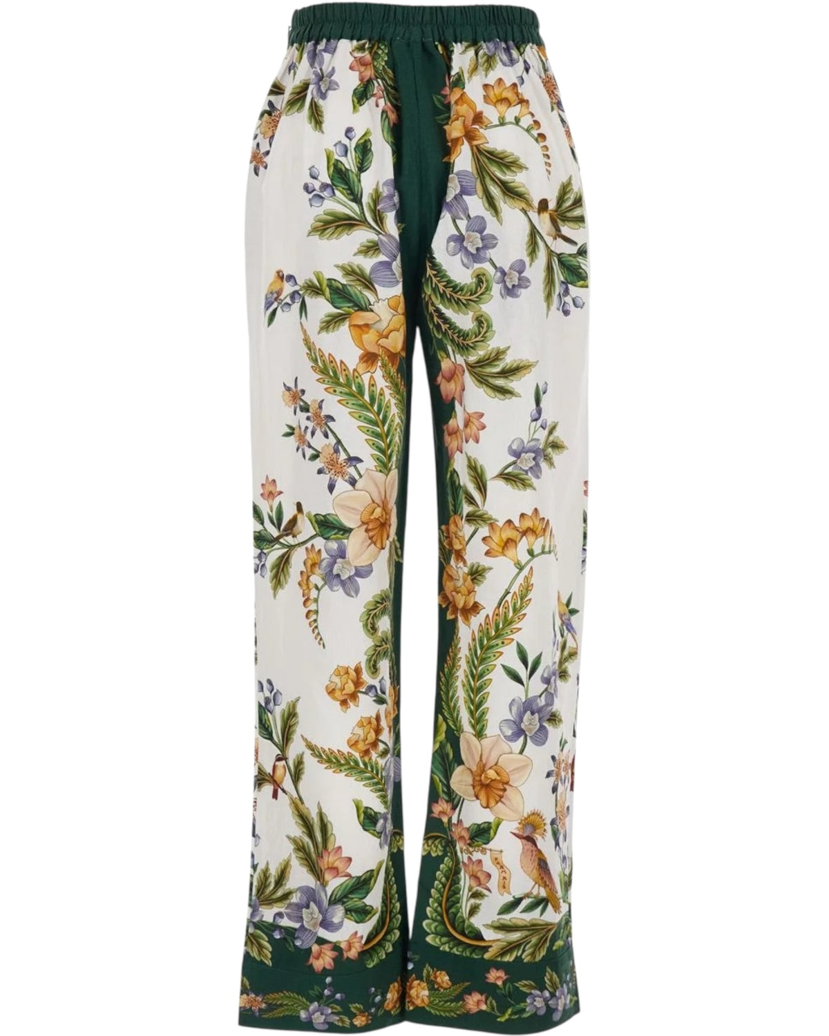 Λινό παντελόνι με floaral print NATURE SAND PANTS