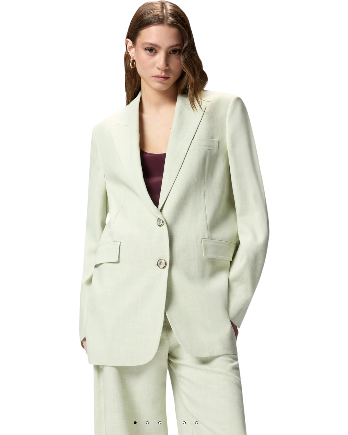 Μονόπετο σακάκι με ρουστίκ εφέ FAITH