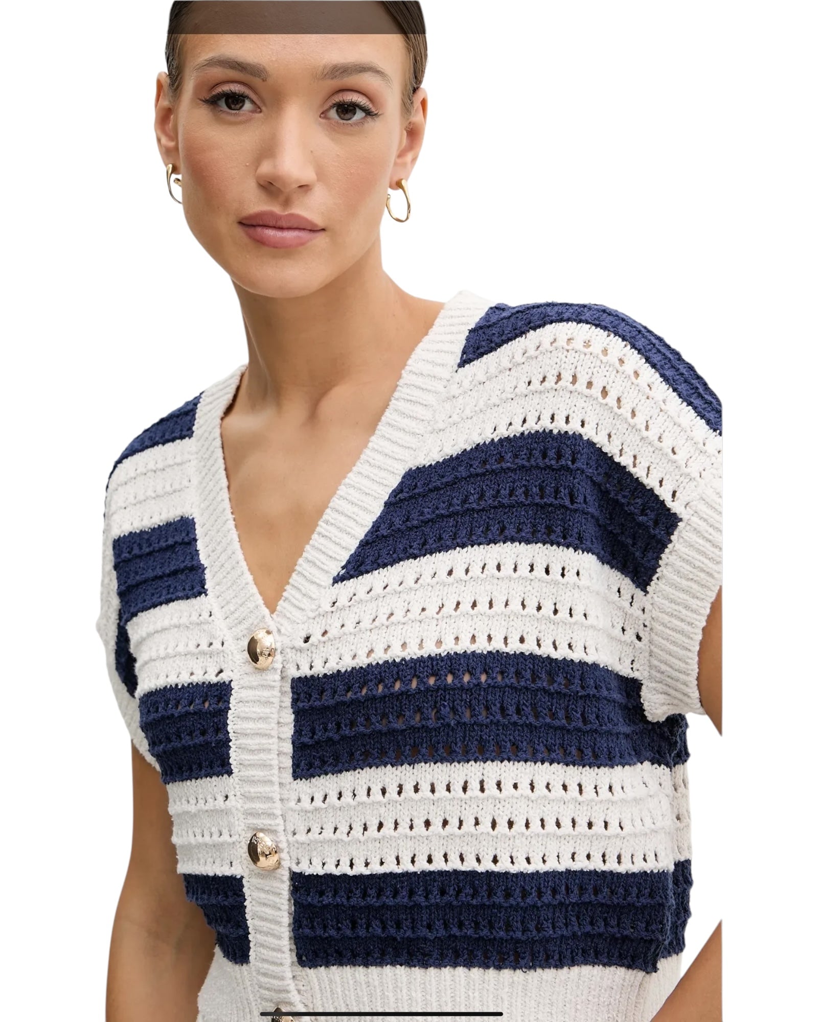 Κοντή ζακέτα σε ριγέ